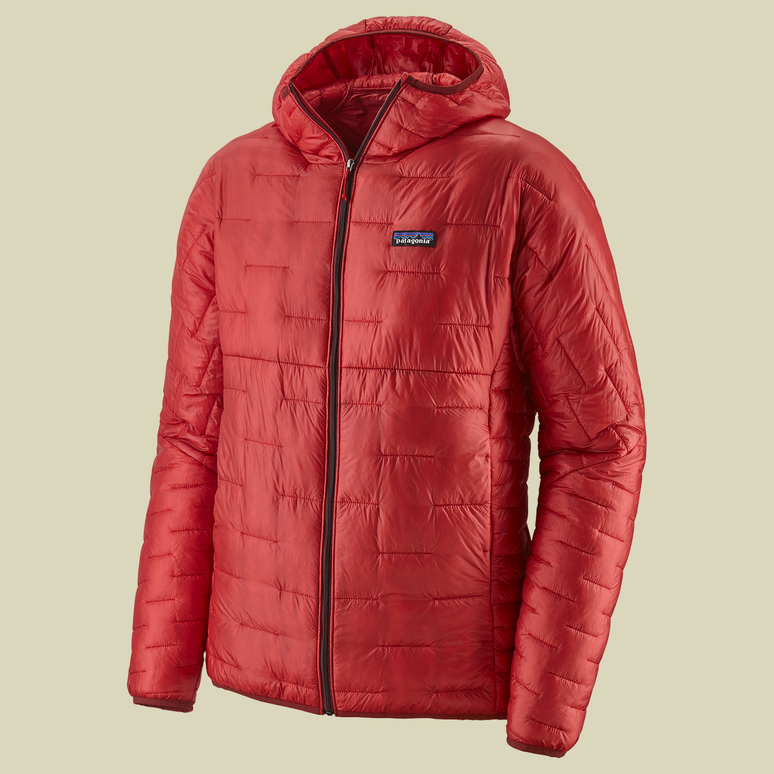 Micro Puff Hoody Men Größe S Farbe fire