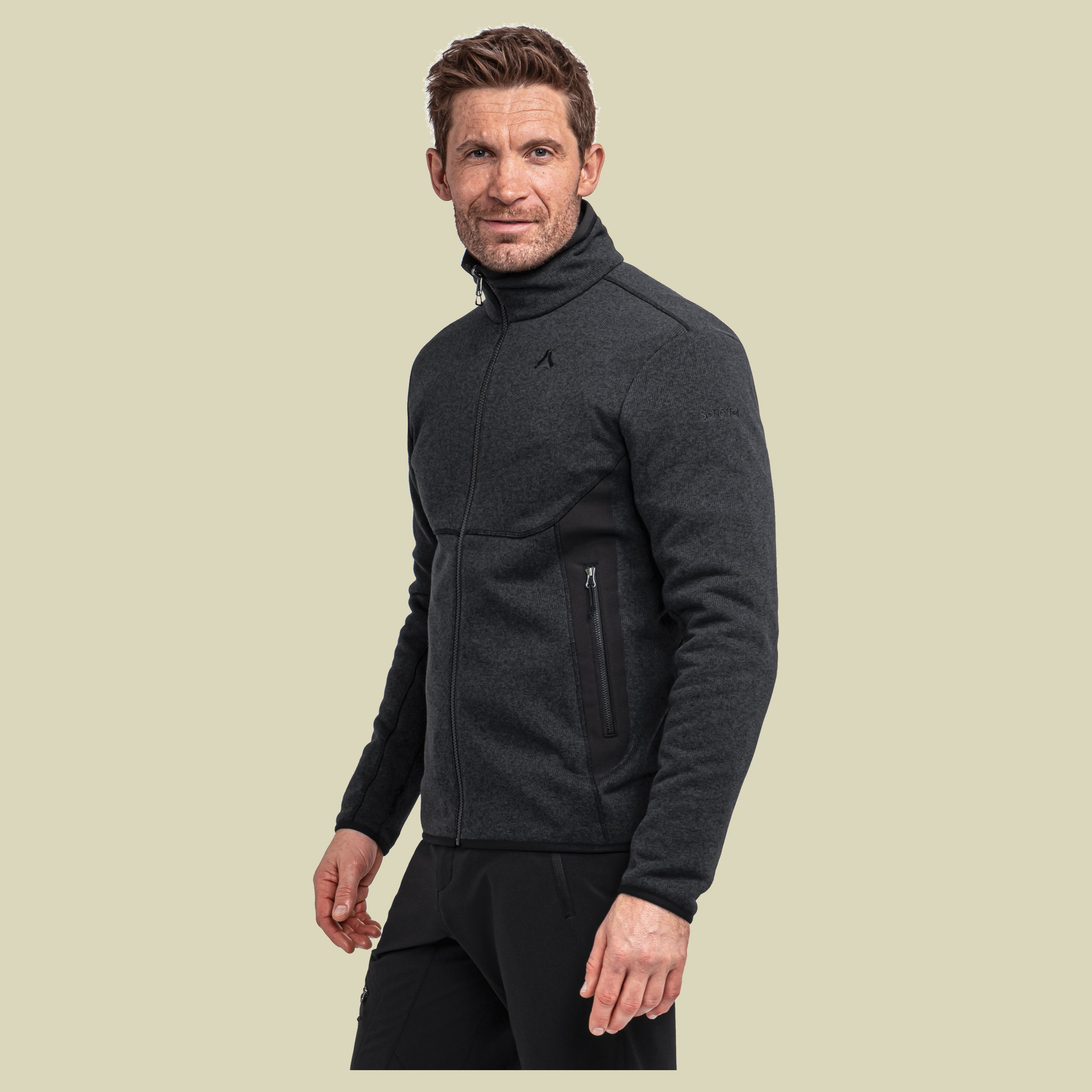 Hiking CIRC Fleece Jk Style Yew Men 58 schwarz - black