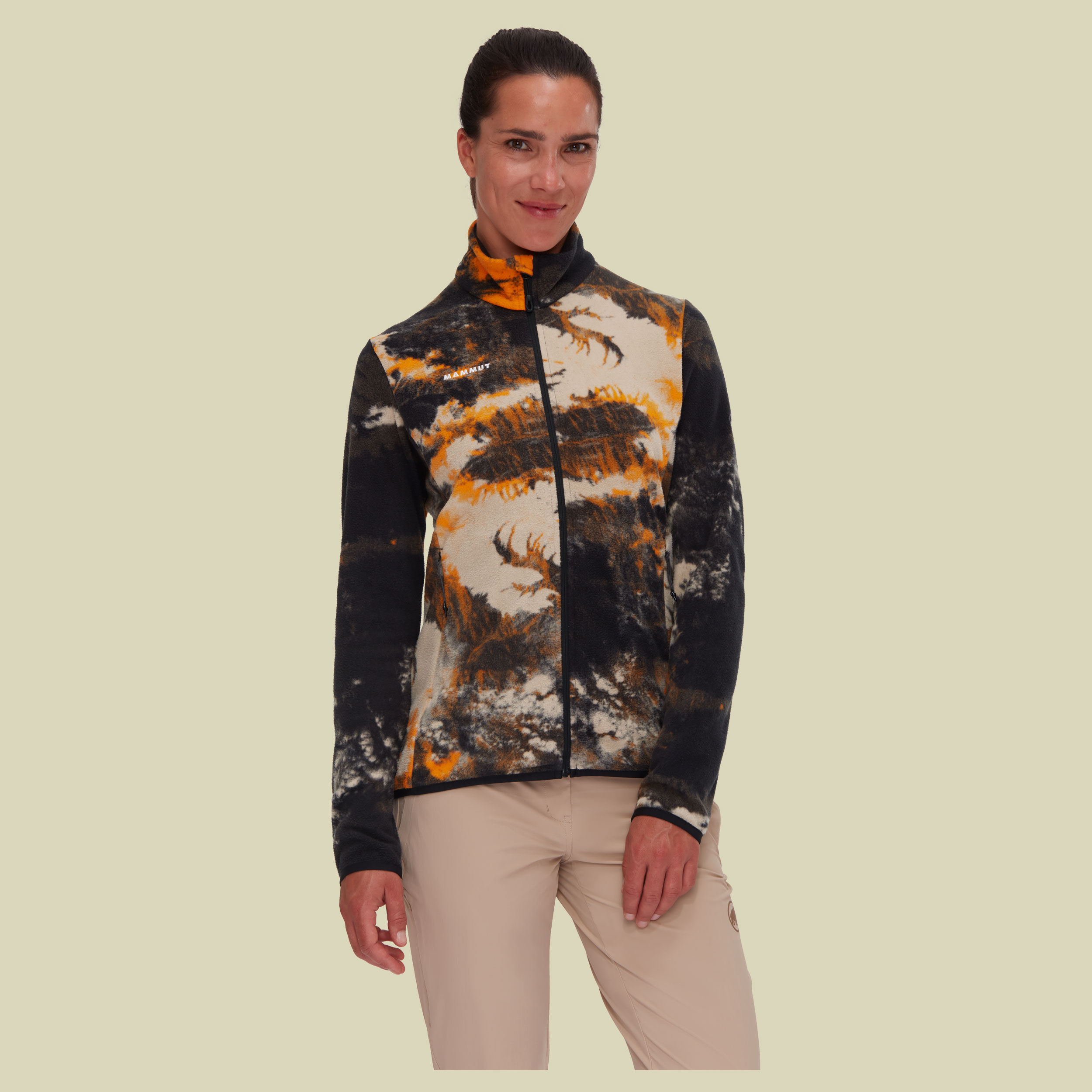 Innominata Light ML Jacket Women Sender M mehrfarbig - black-tangerine