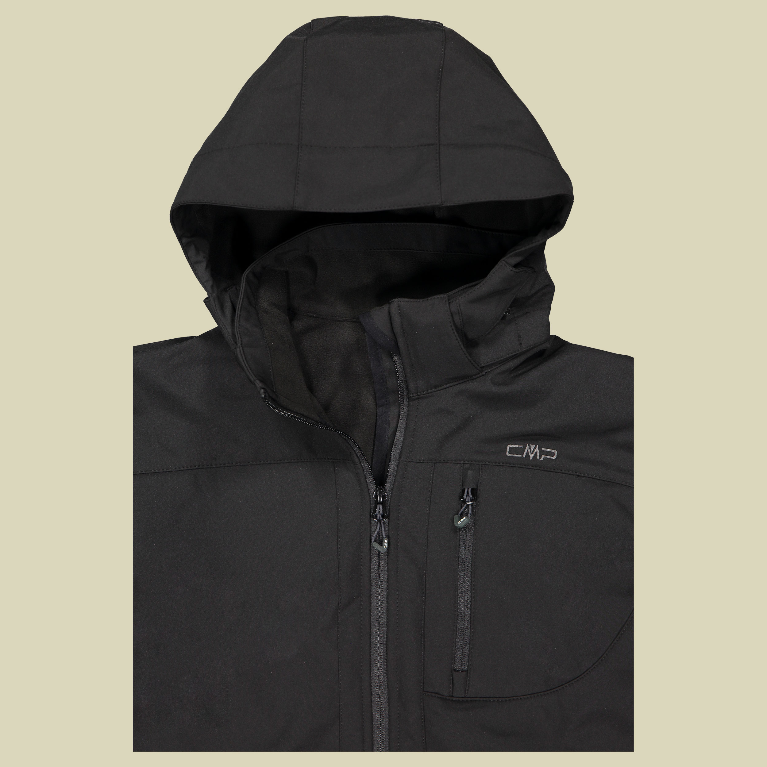 Man Softshell Jacket Zip Hood CMP 3A01787N