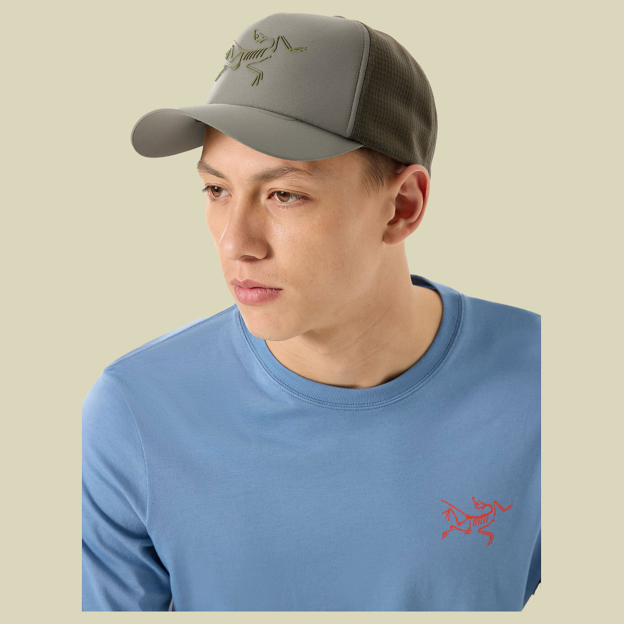 Bird Trucker Curved Hat Größe one size Farbe forage/tatsu