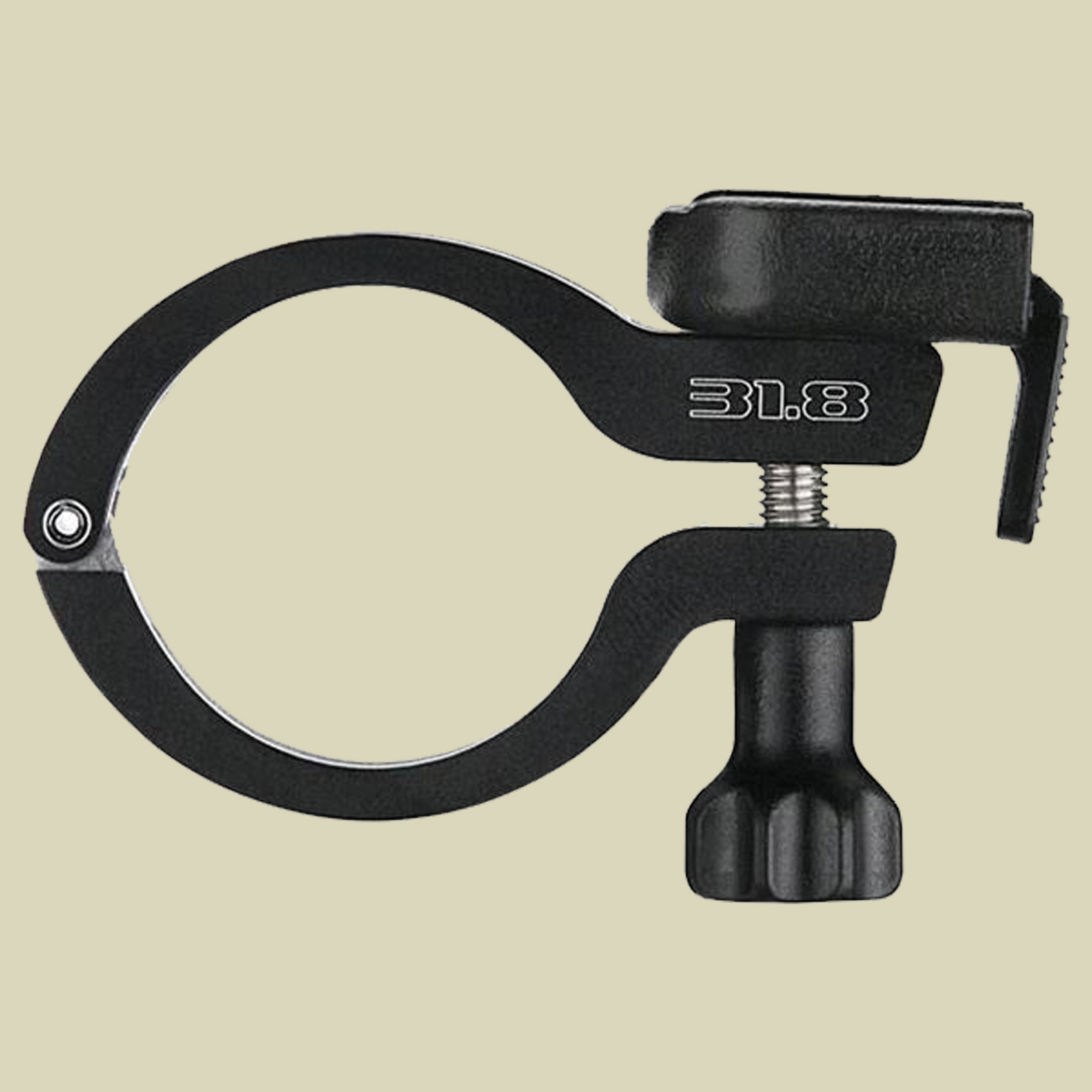 Lenkerhalterung für GPS Computer Durchmesser 31,8 mm Farbe schwarz