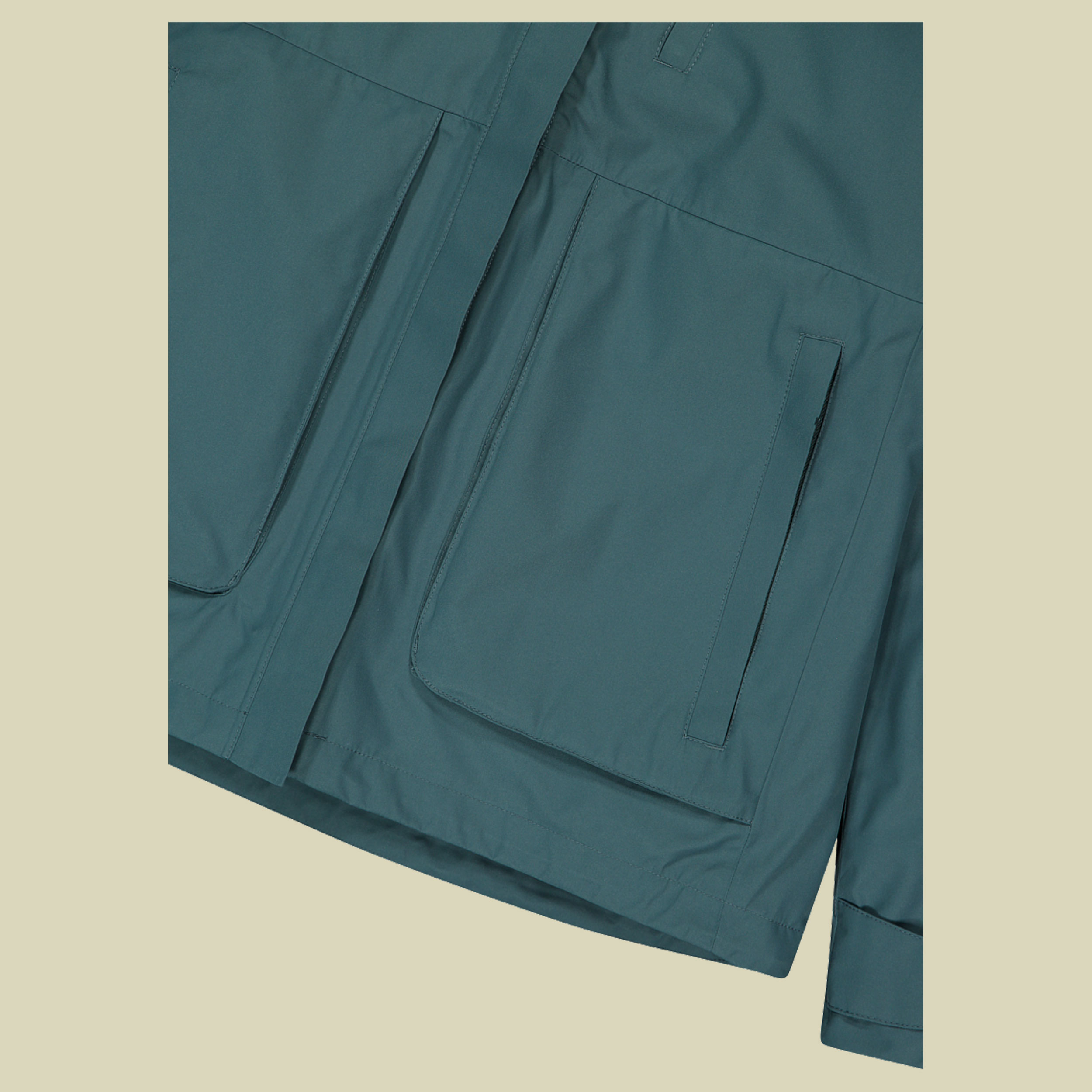 Woman Jacket Zip Hood Detachable Inn. Jacket 46 grün - Farbe trek green
