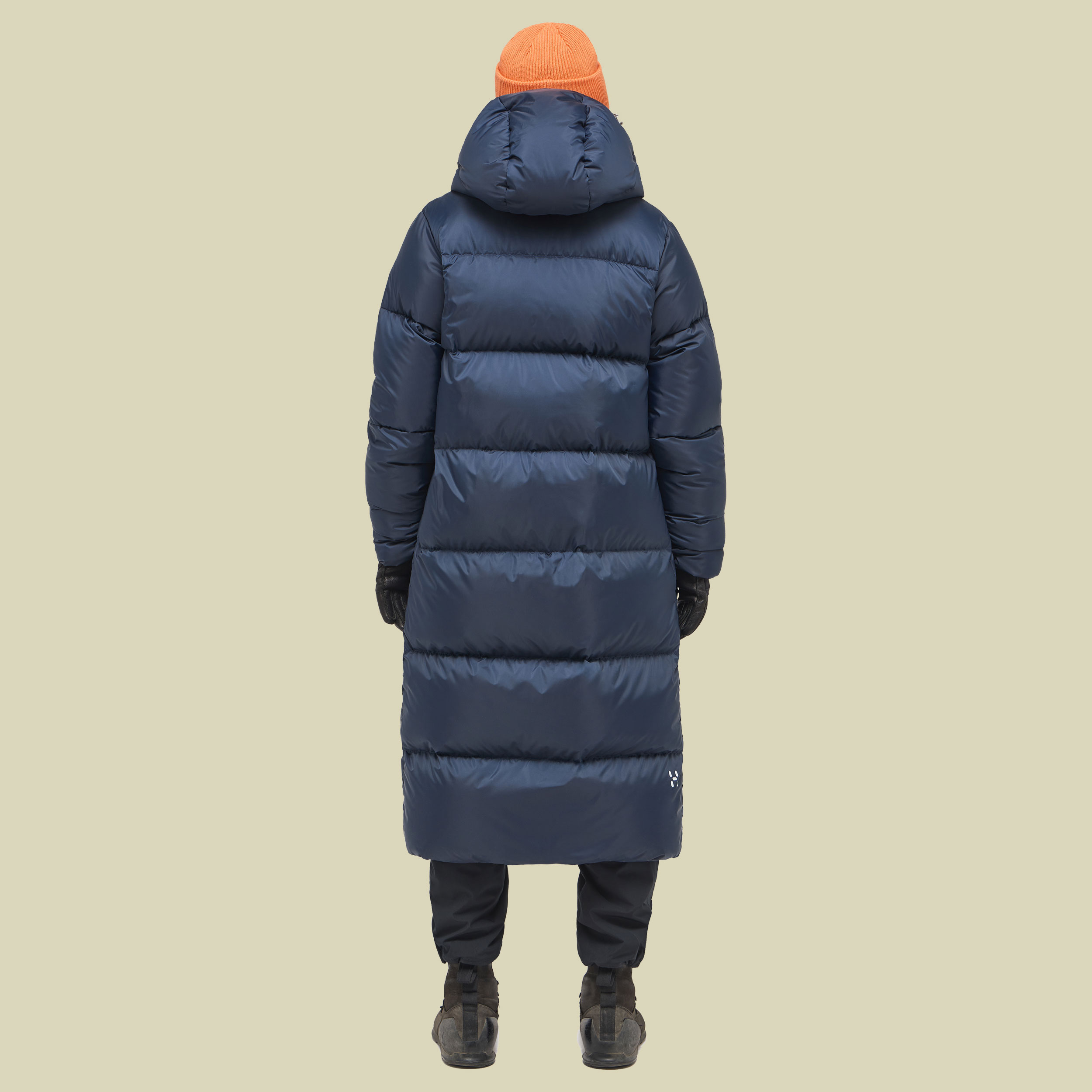 Long Down Parka Women S blau - tarn blue