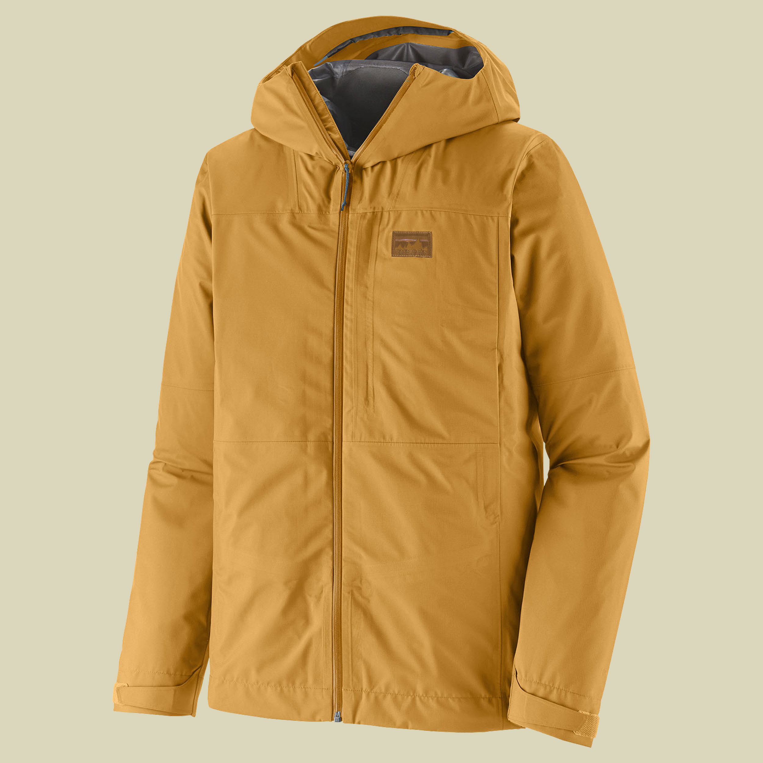 Boulder Fork Rain Jacket Men M orange - pufferfish gold