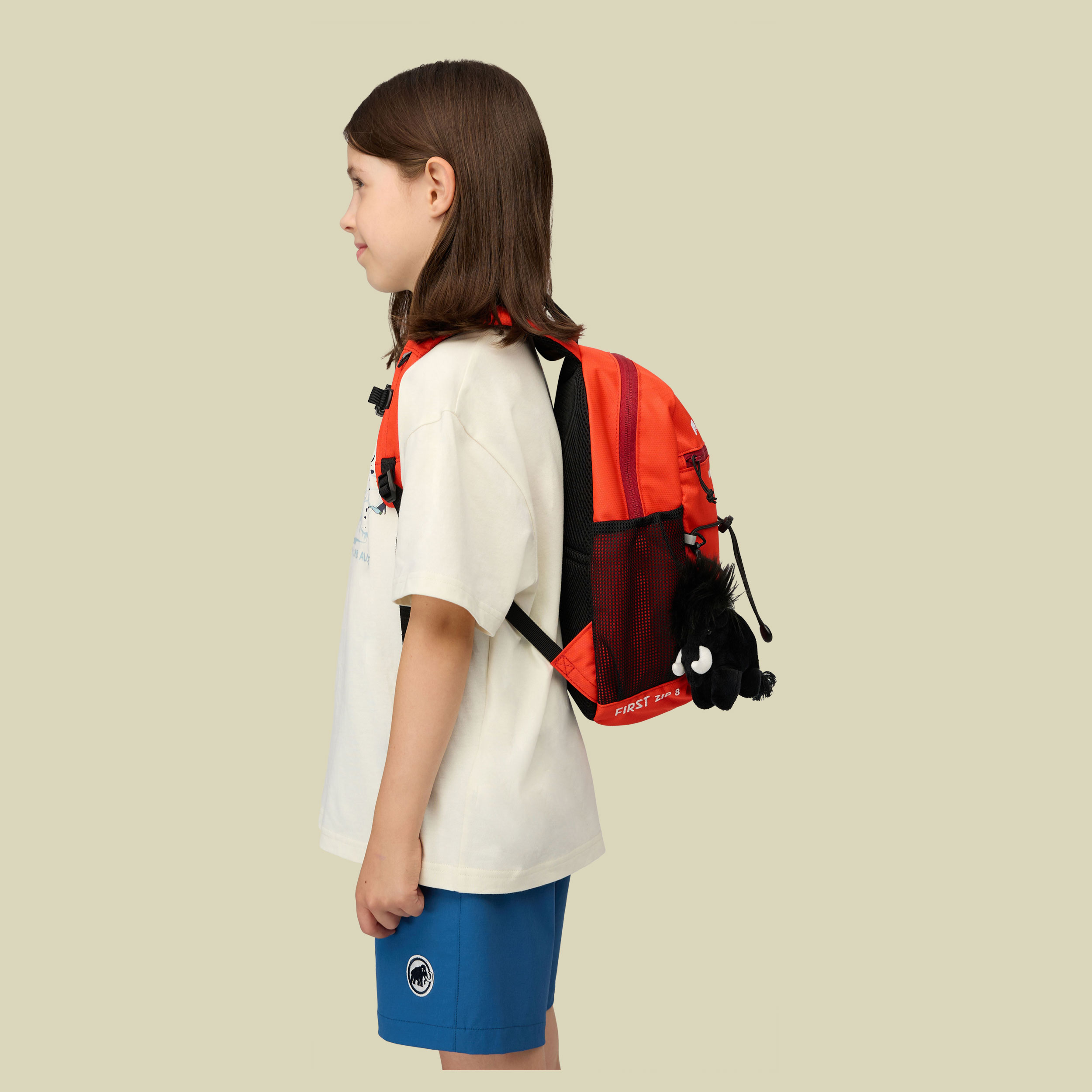 First Zip 8 Kids 8 rot - Farbe mammut red