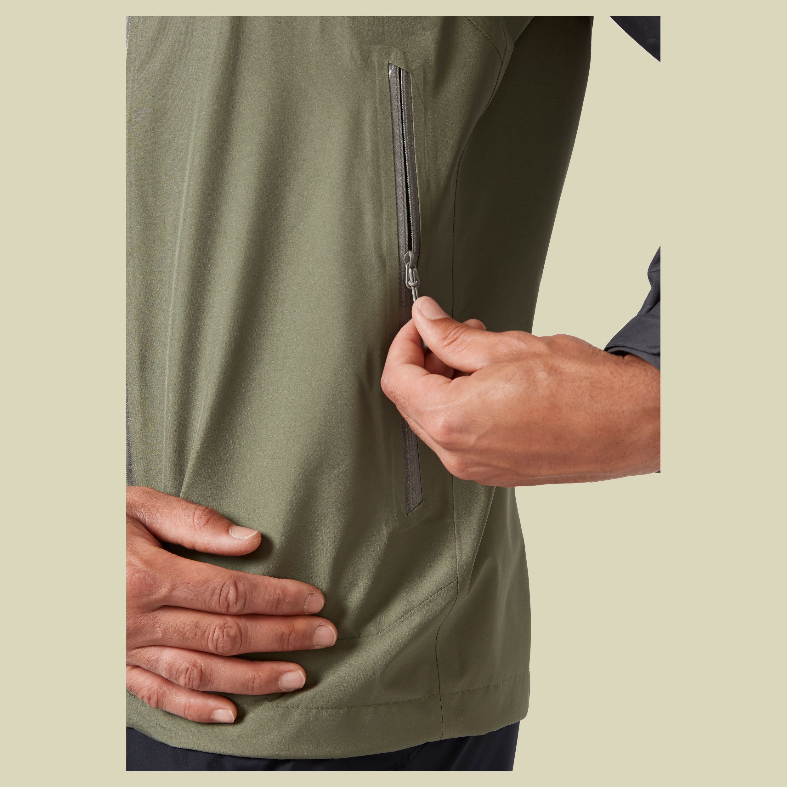 Namche Paclite Jacket Men Größe XL Farbe graphene/light khaki Namche Paclite Jacket Men Größe XL Farbe graphene/light khaki