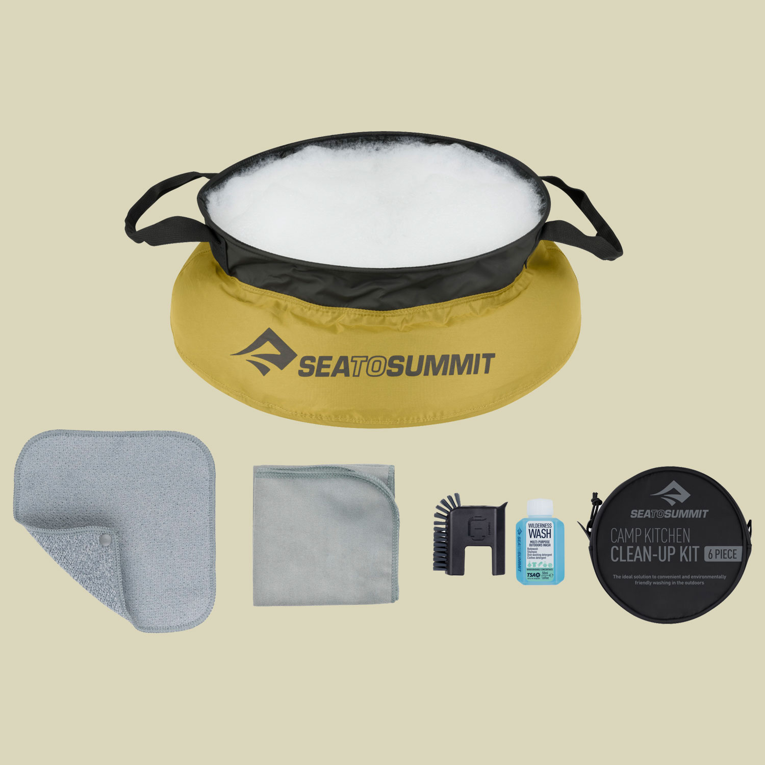 Camp Kitchen Clean-Up Kit 6-teilig