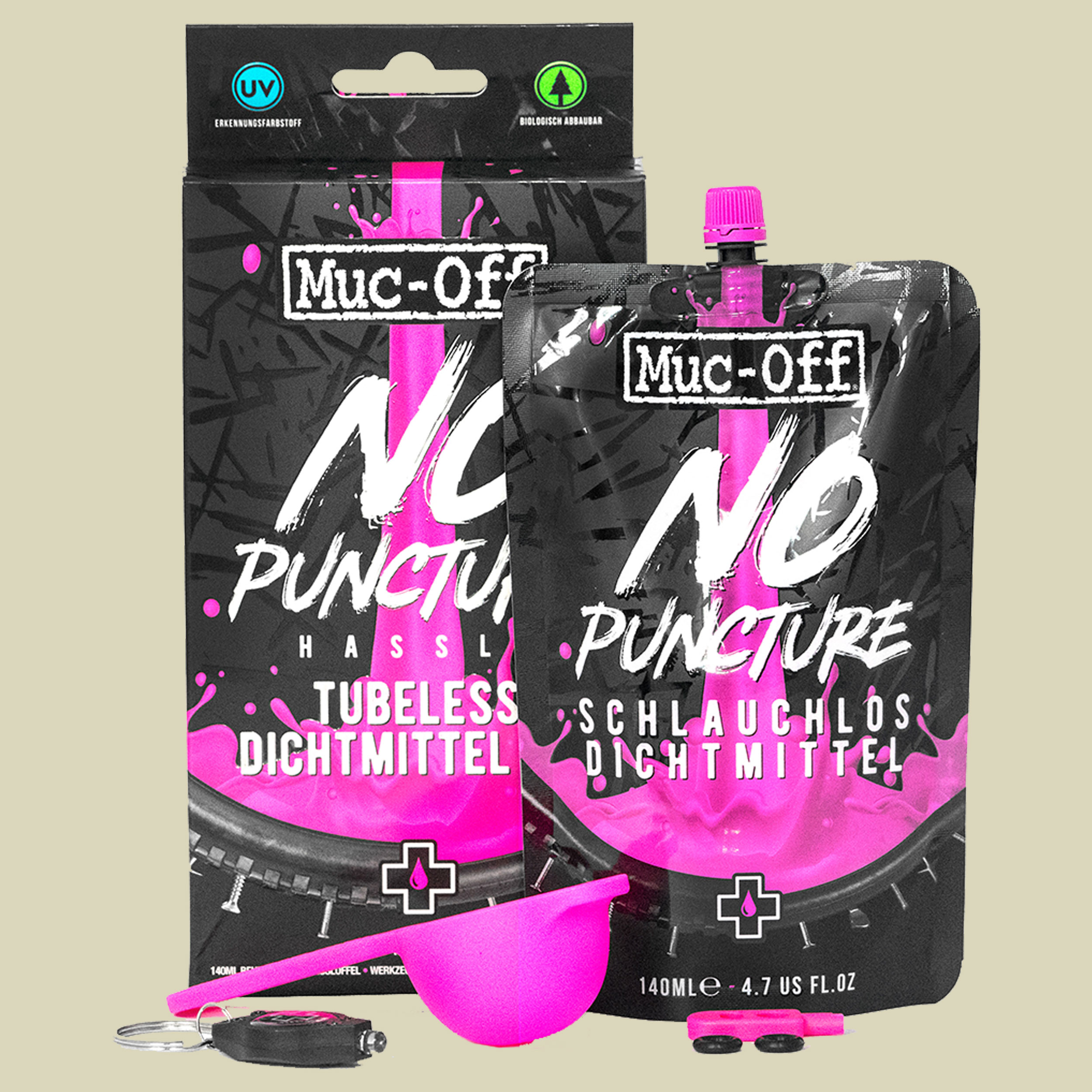 No Puncture Hassle Tubeless Dichtmittel Kit