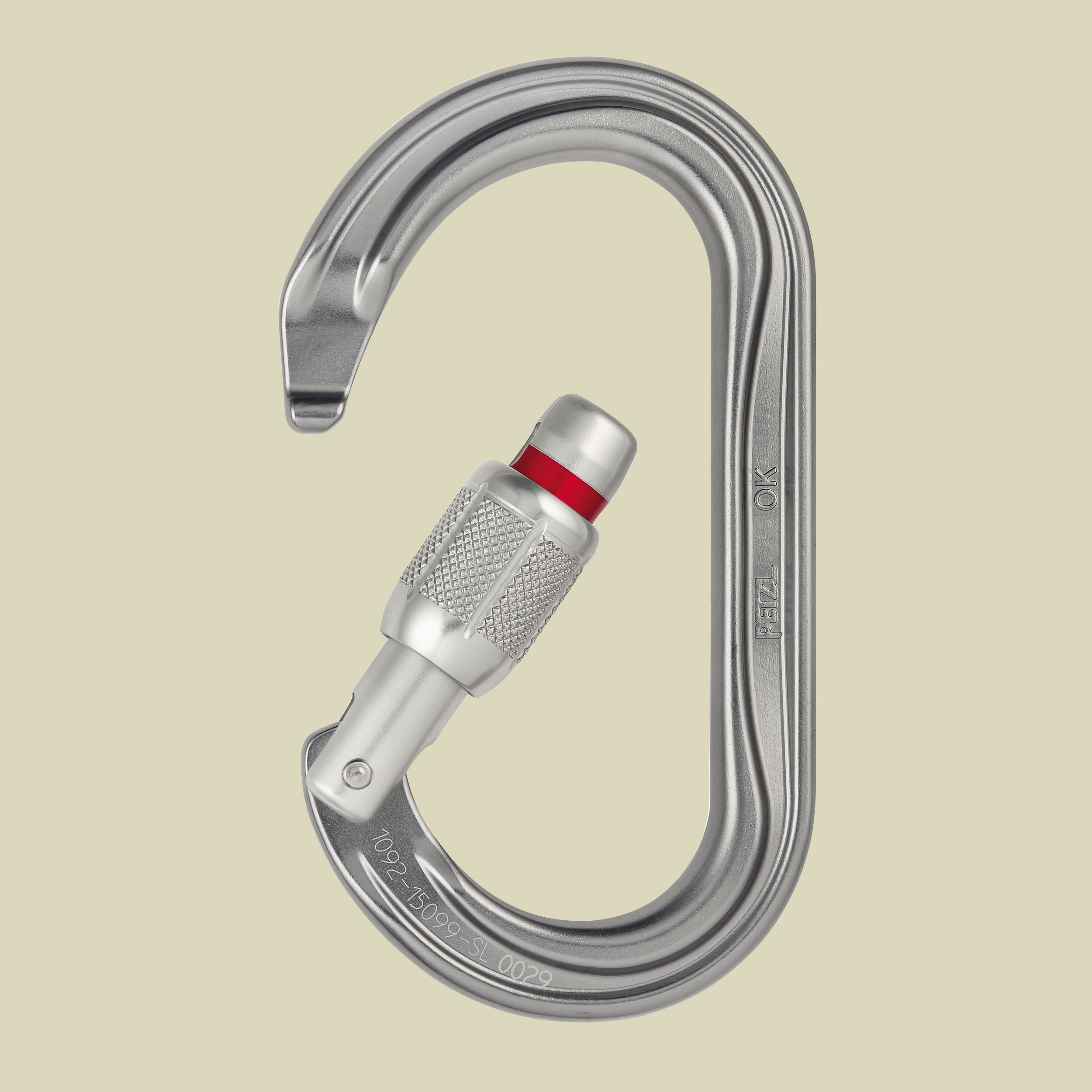 OK Srew-Lock ovaler Karabiner