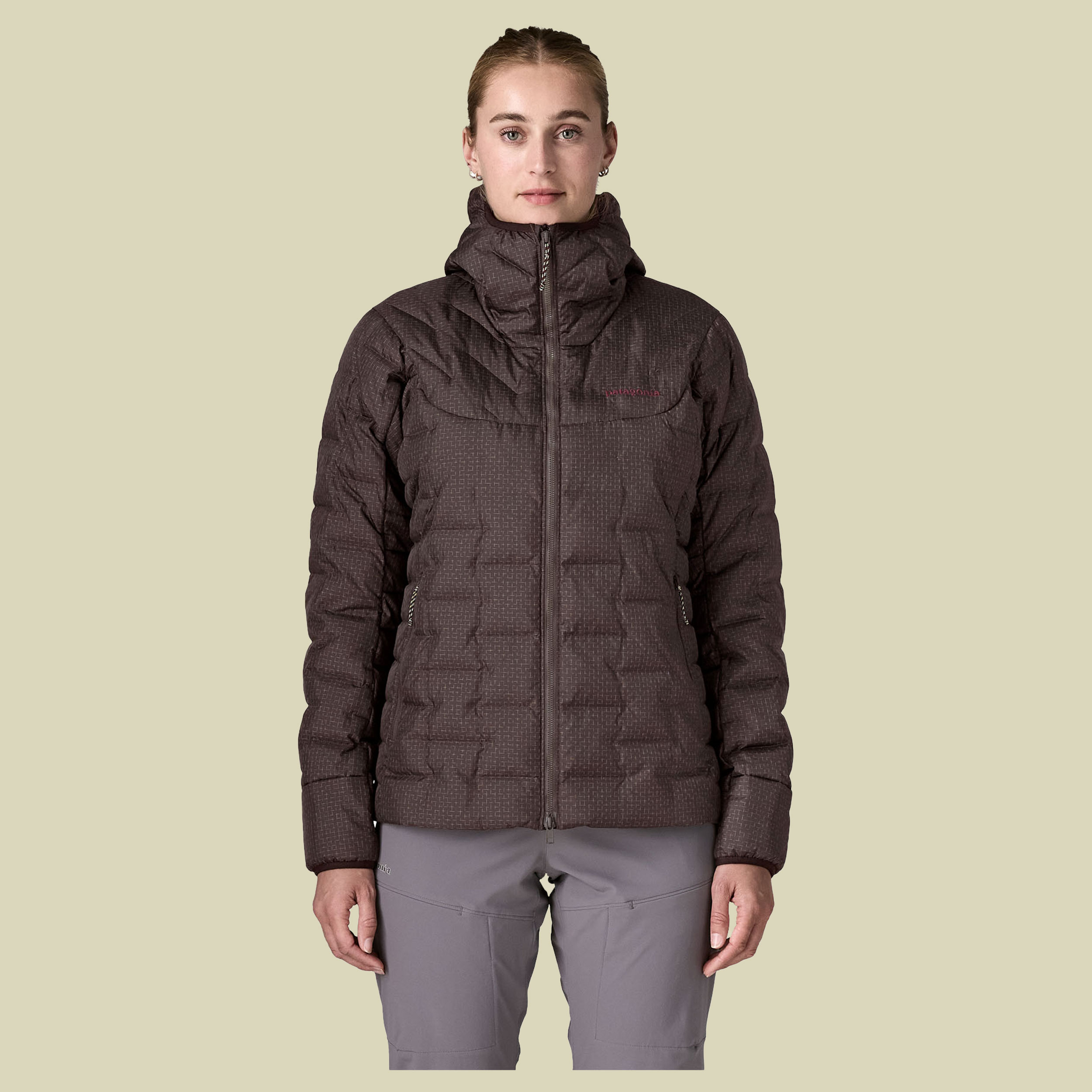 Durable Down Hoody Women XL braun - den brown