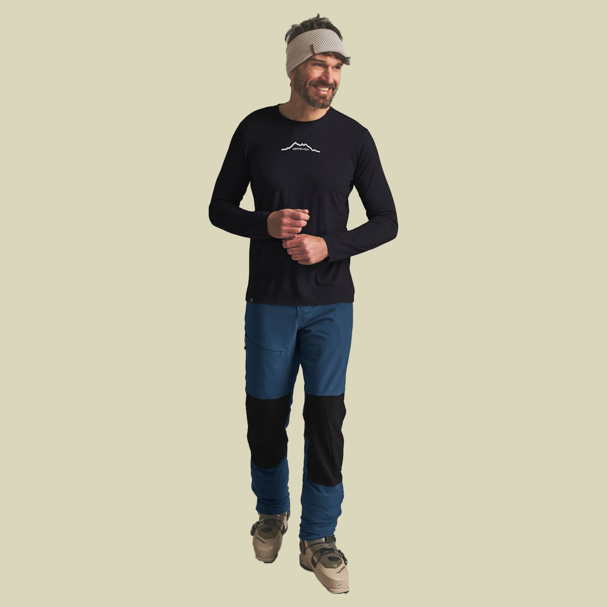 150 Cool Mountain LS Men XL schwarz - black raven