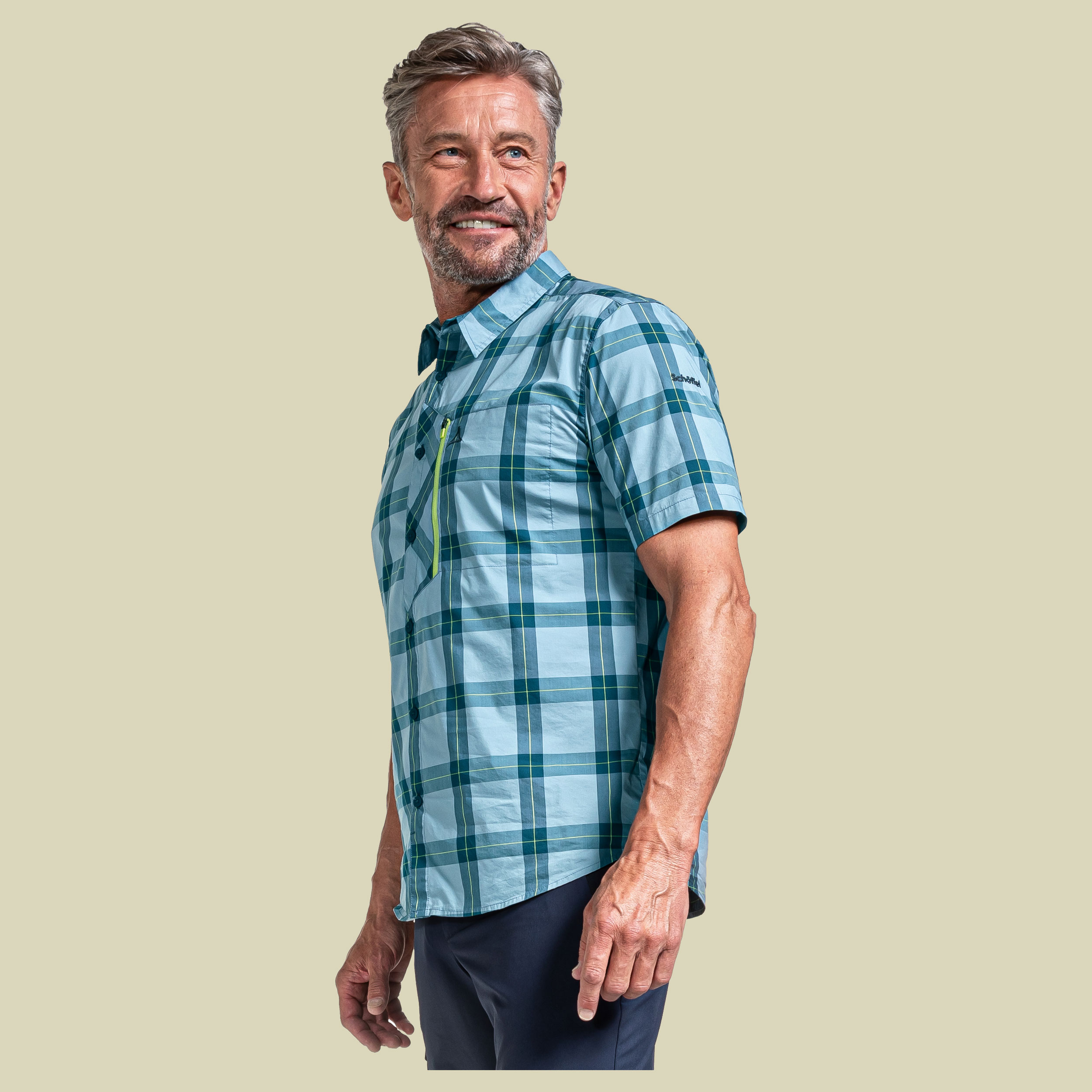 Shirt Skallebo SH Men Größe 52 Farbe cloudy storm