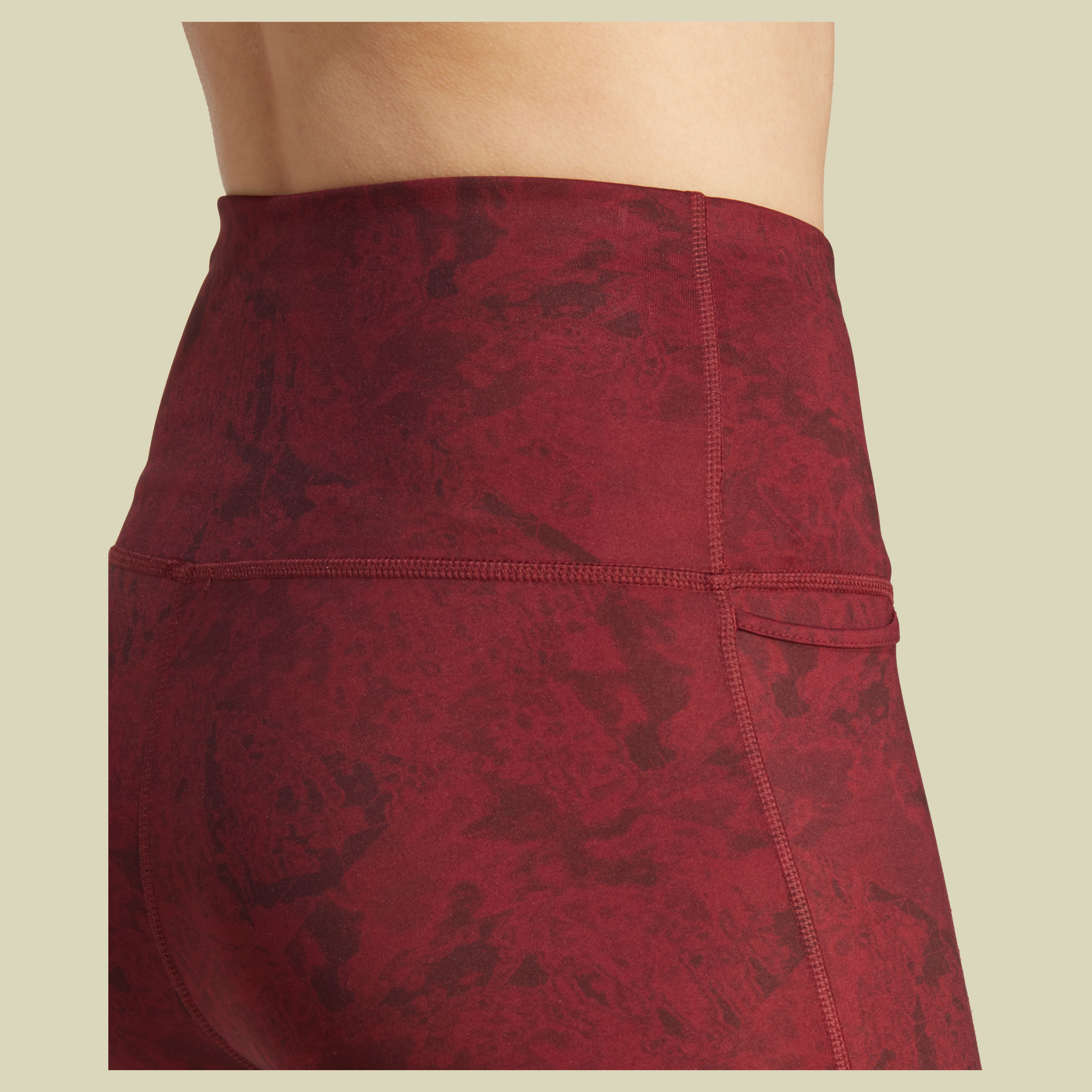 Terrex Multi Allover Print Leggings Women Größe 36 Farbe shadow red