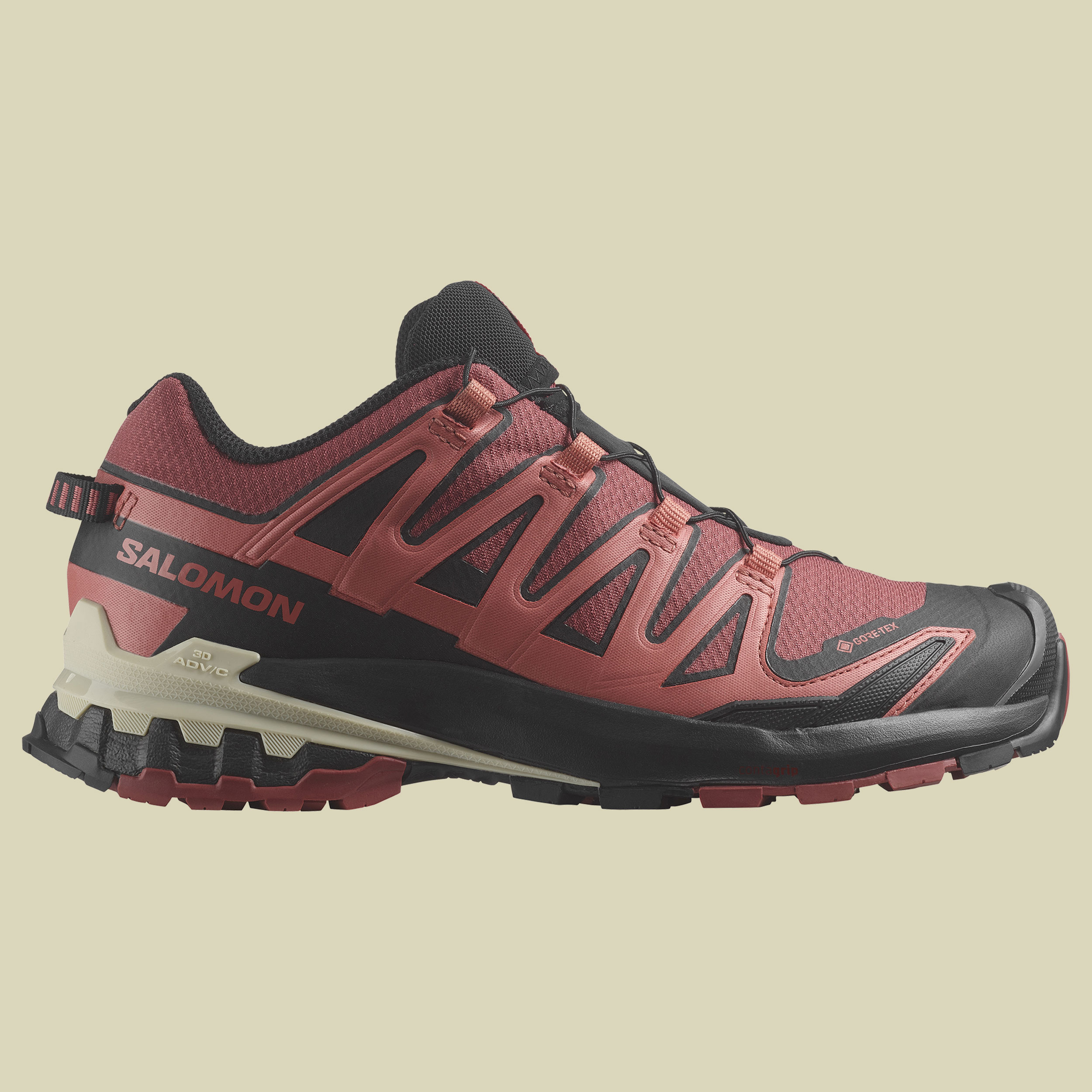 XA PRO 3D V9 GTX Women Größe UK 8 Farbe cow hide/black/faded rose