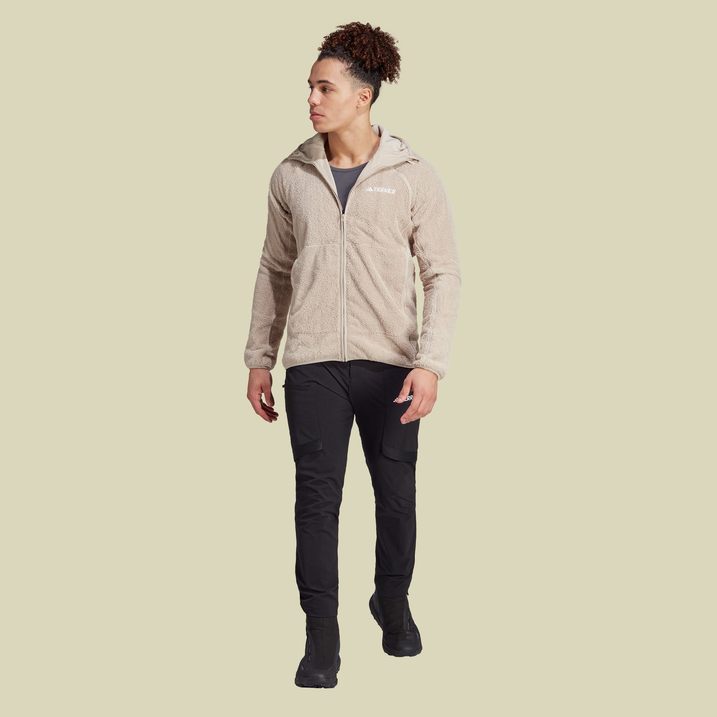 Terrex Techrock Reversible HP Fleece Jacket Men Größe S Farbe wonder beige