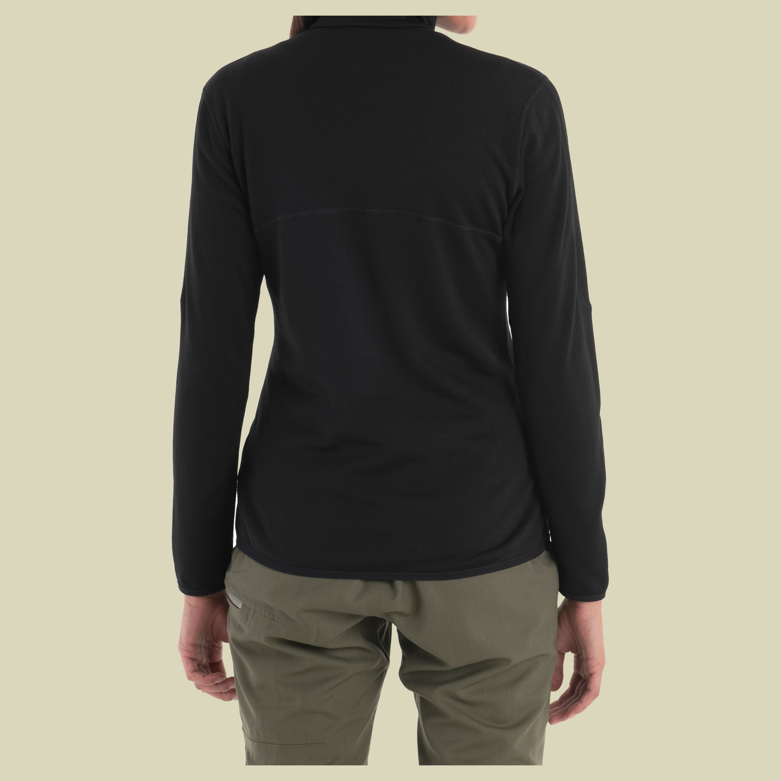 Merino 56 RealFleece™ Elemental LS Zip Women XL schwarz - black