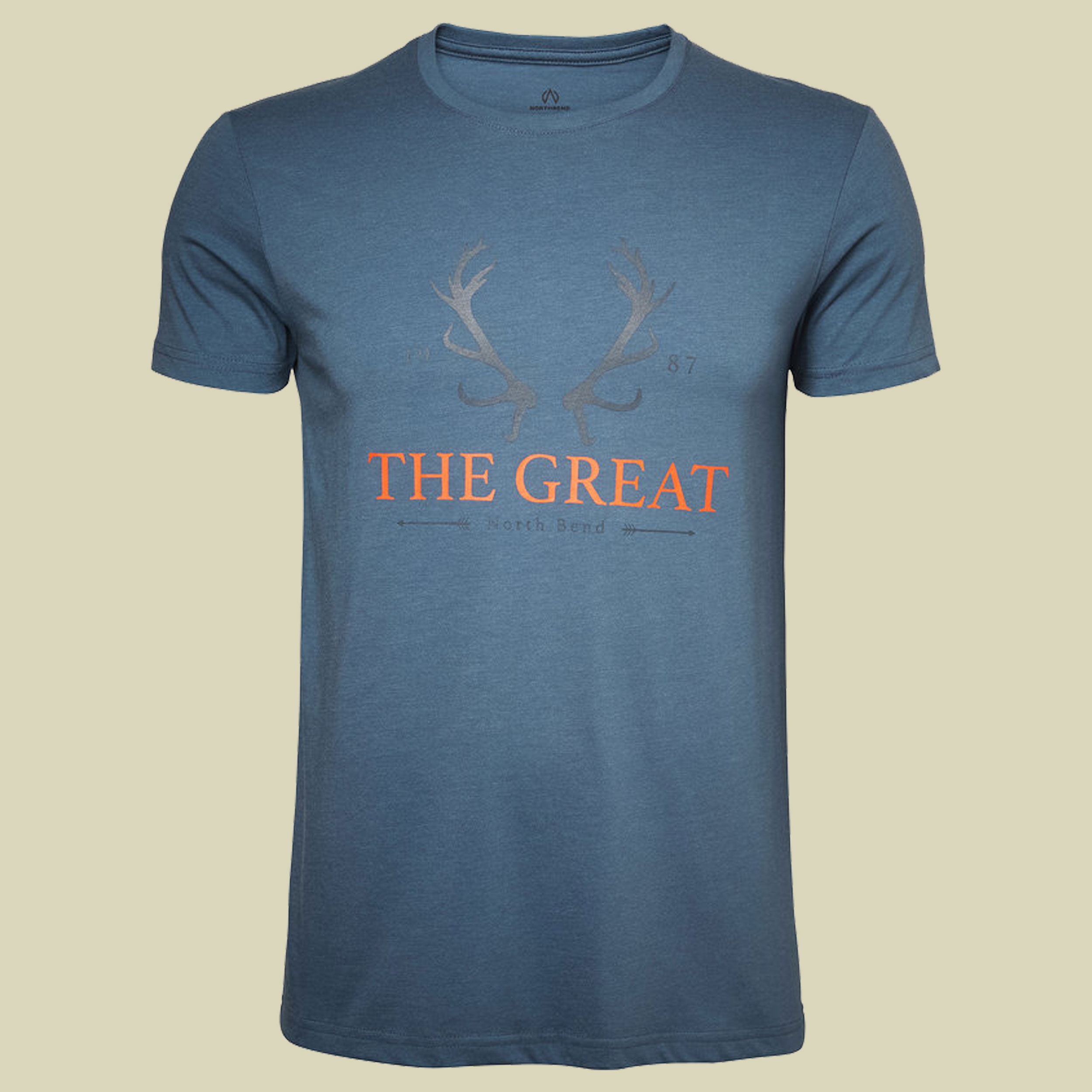 Vertical Tee T-Shirt Herren Größe M Farbe taube