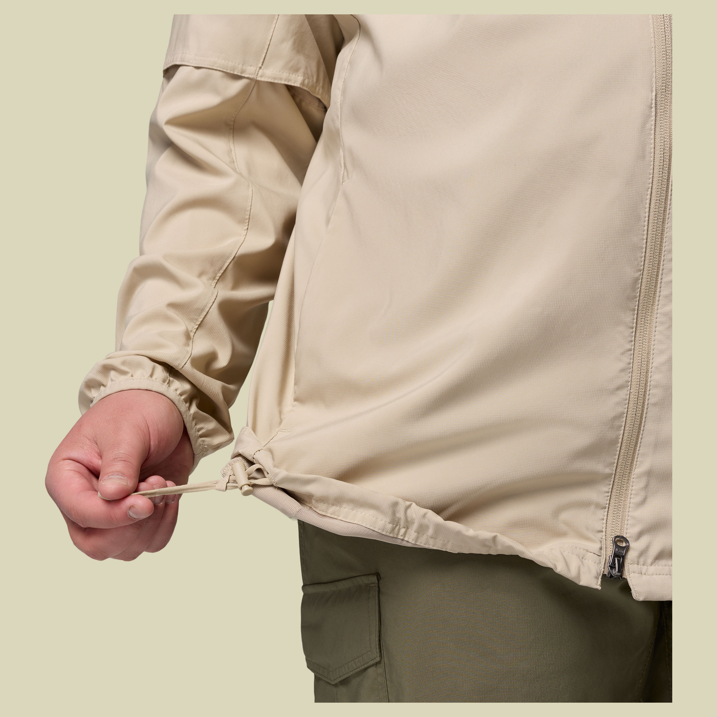 Skien Valley Hooded LS Men XL beige - ancient fossil