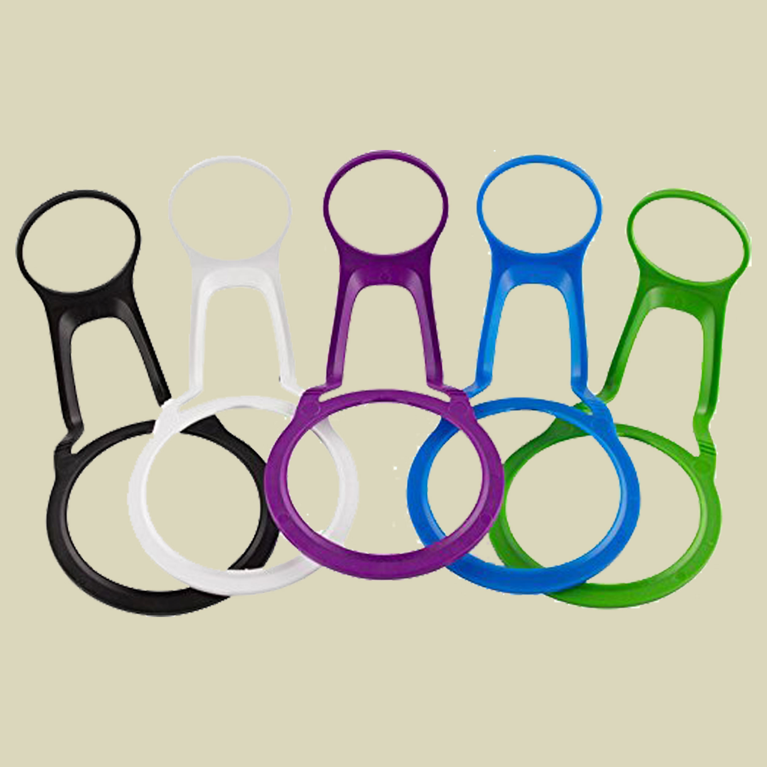 Chute Tethers Halteschlaufen farbig sortiert