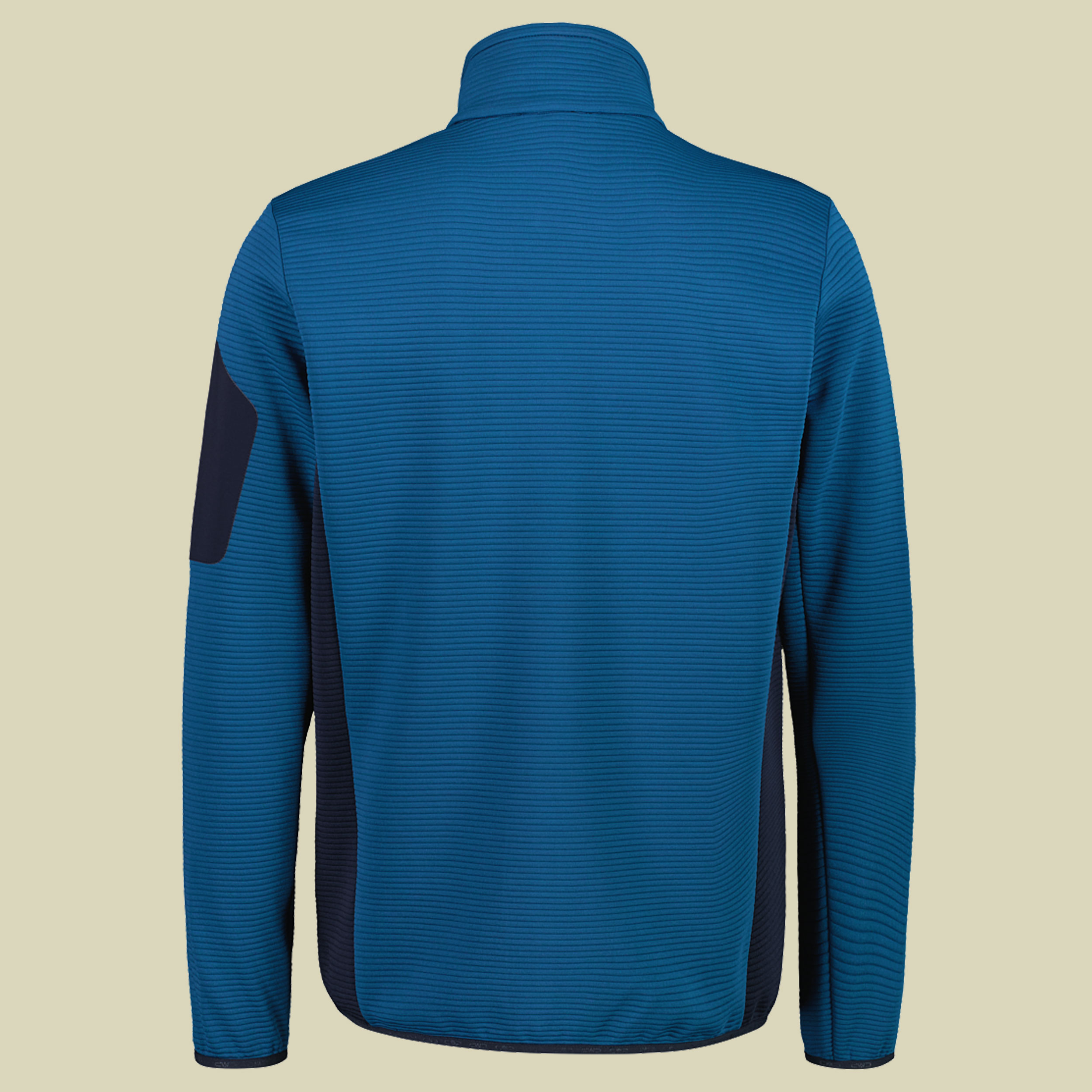 Man Jacket Striped Jaquard von CMP 33E6557 blau 54 - Farbe petroleum