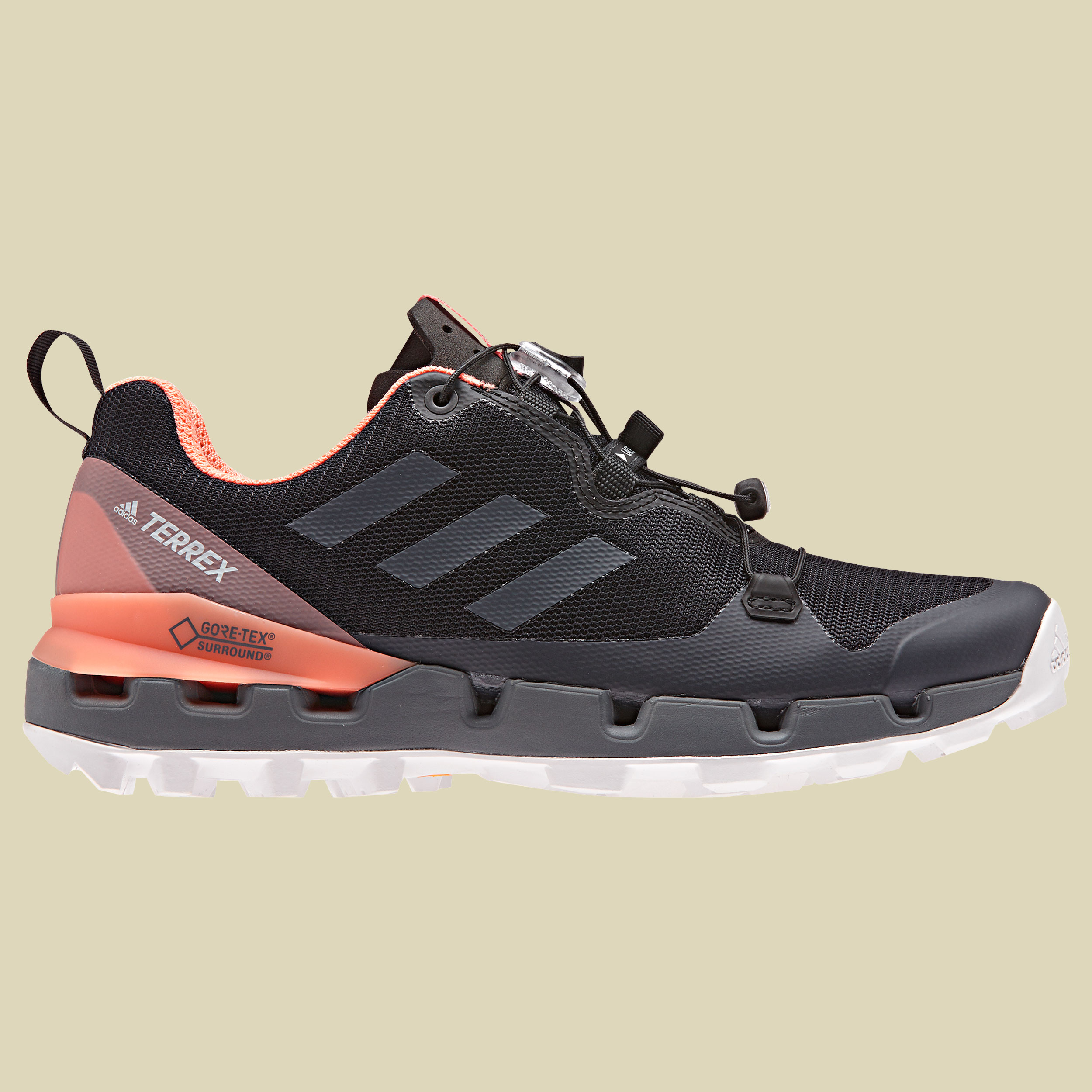 Terrex Fast GTX Surround Women Größe UK 4 Farbe core black/grey five/chalk coral