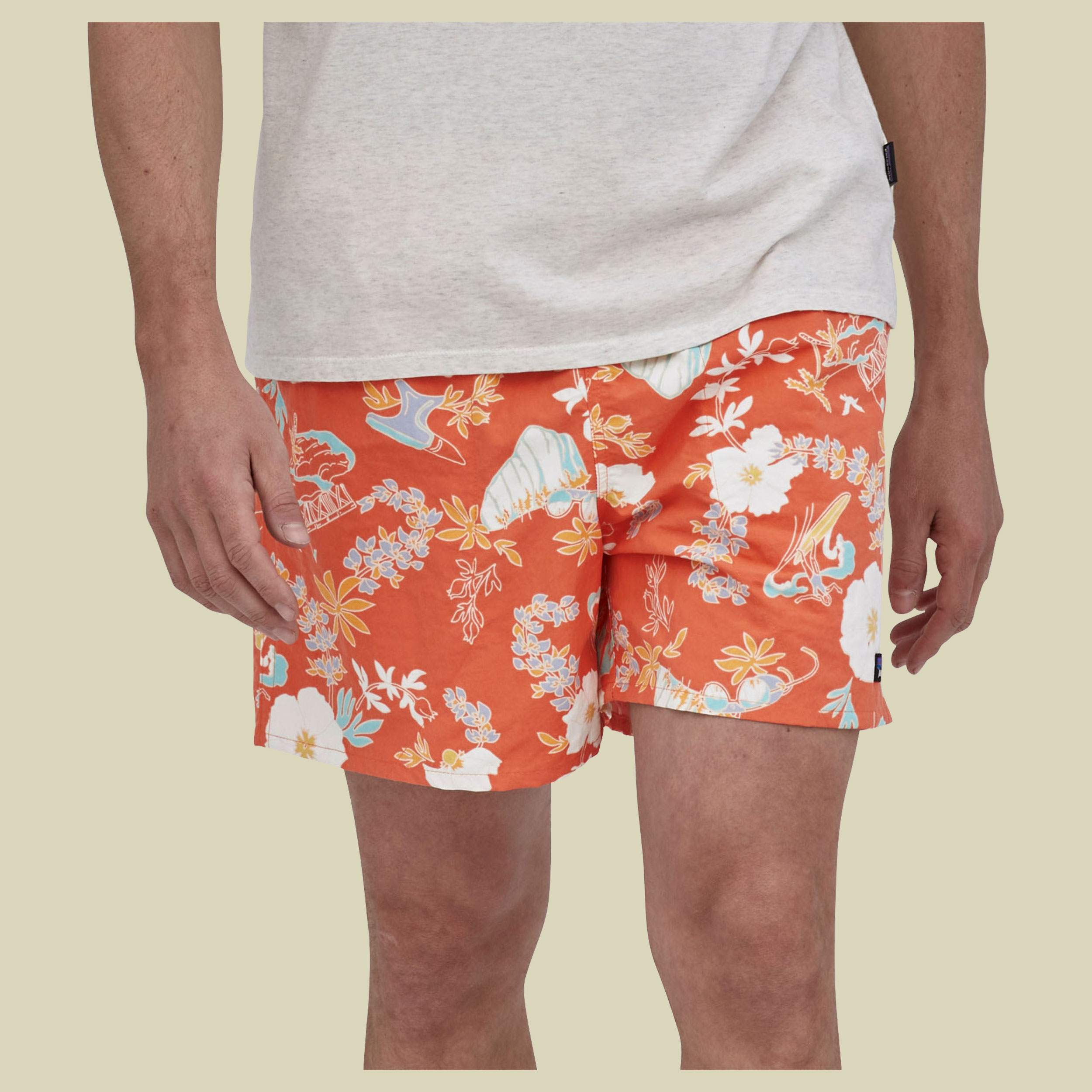 Baggies Shorts - 5 in. Men Größe S Farbe Climb Hike Surf: tigerlily orange