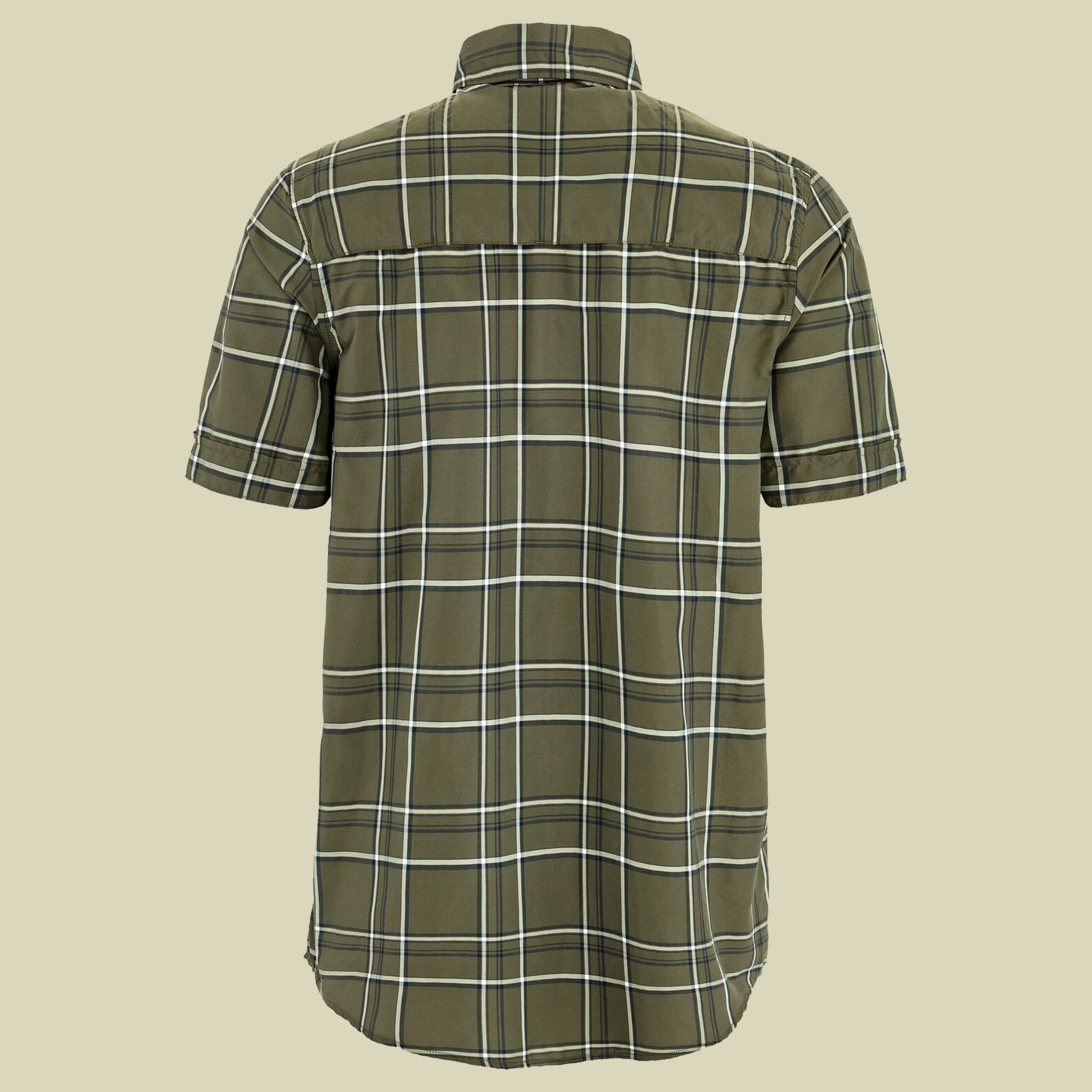 Abisko Hike Shirt SS Men mehrfarbig grün XL - Farbe laurel green-chalk white