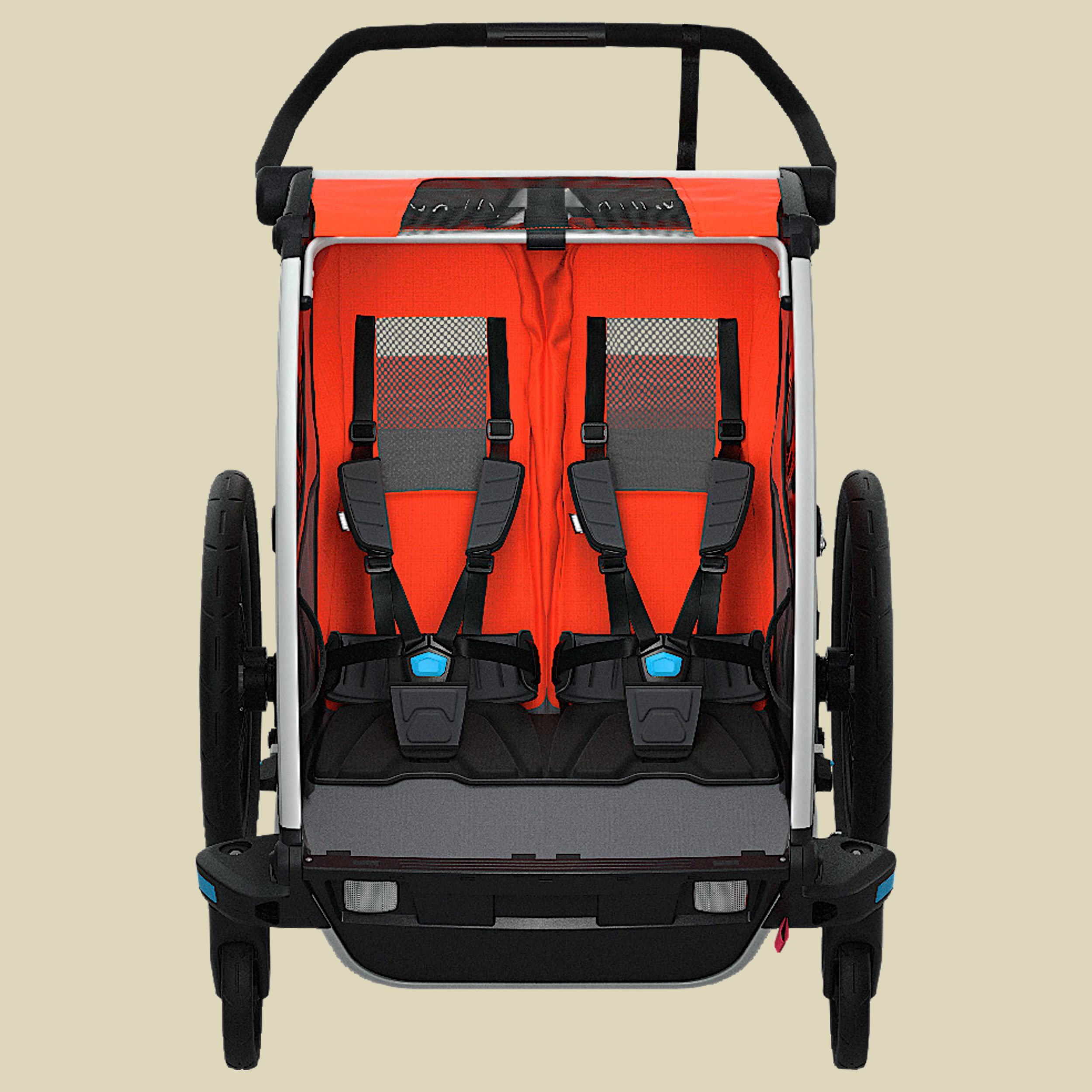 Chariot Cross 2 mit StVZO-Bleuchtung Farbe roarange/dark shadow