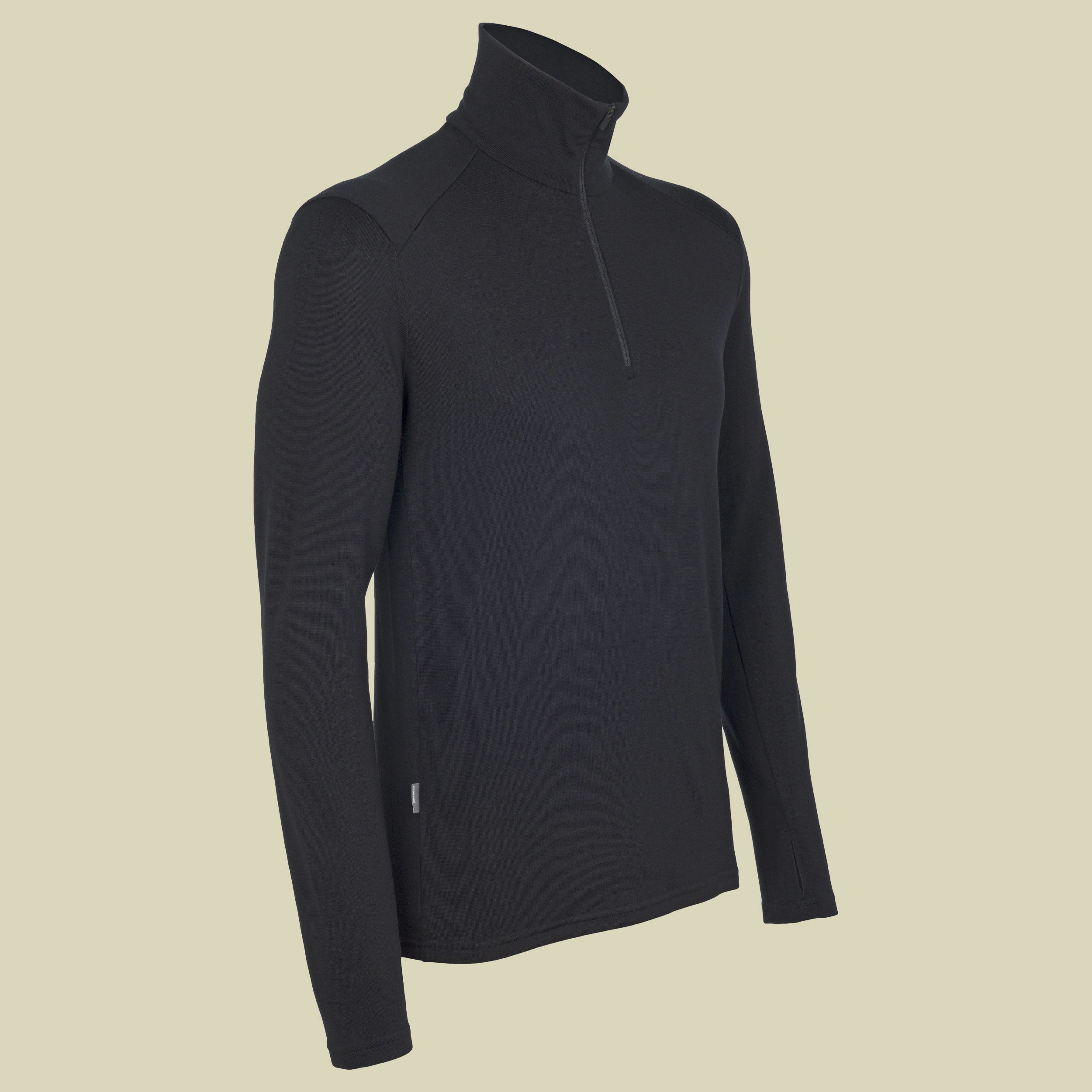 Tech Top LS Half Zip Men  Größe S Farbe black