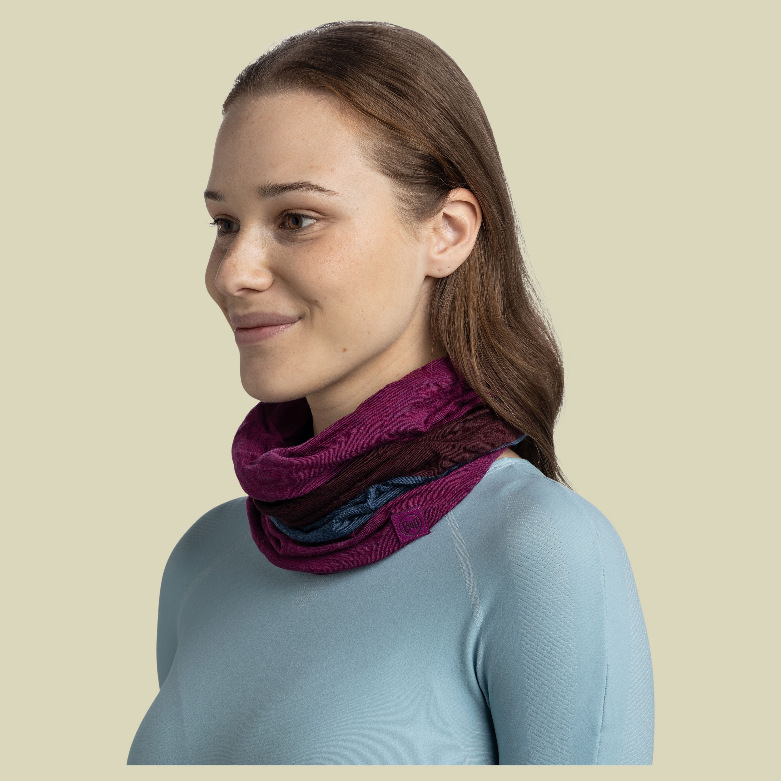 Merino Move one size pink - block magenta