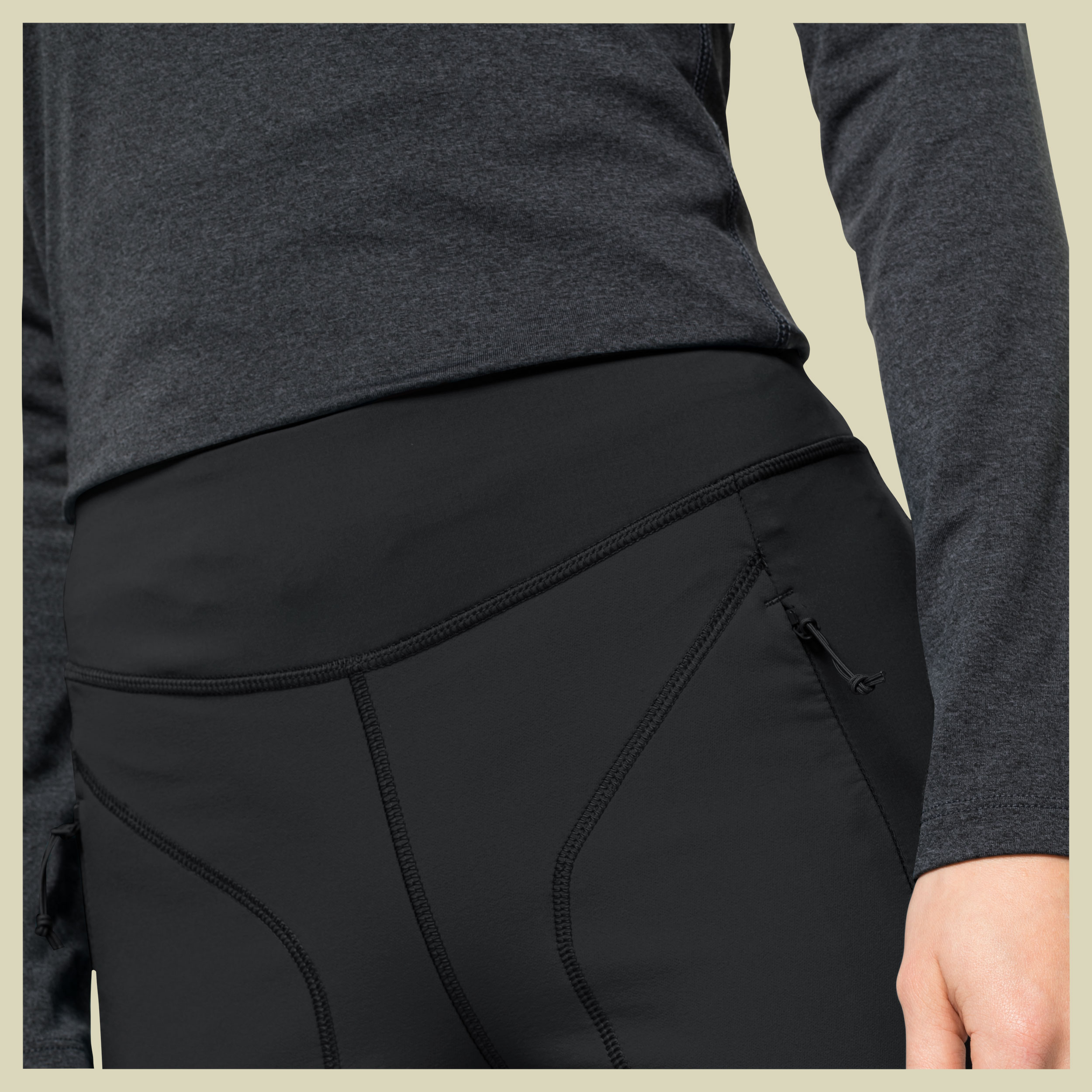 Salmaser Tights Women Größe S Farbe black