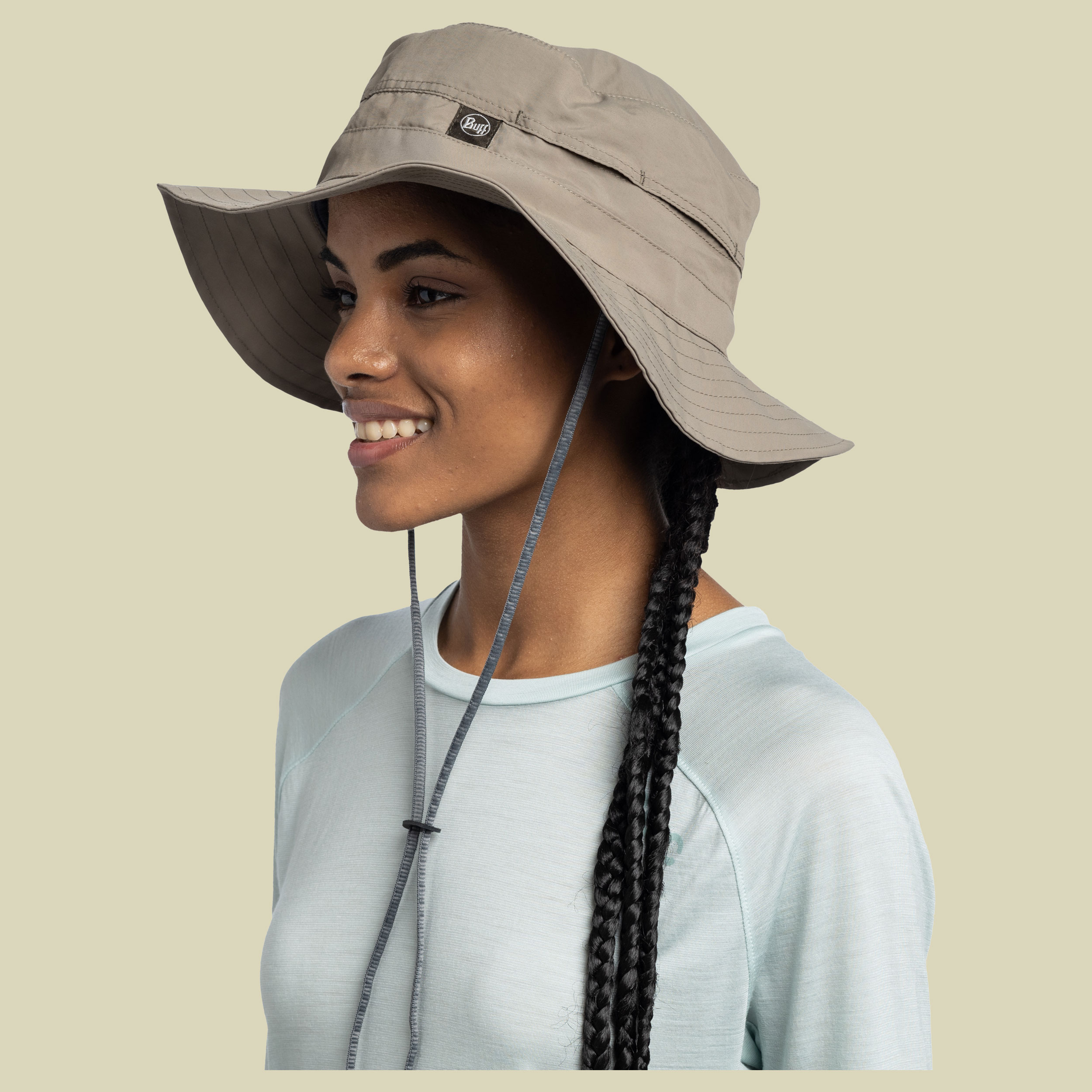 Explore Booney Hat grün S-M - solid brindle