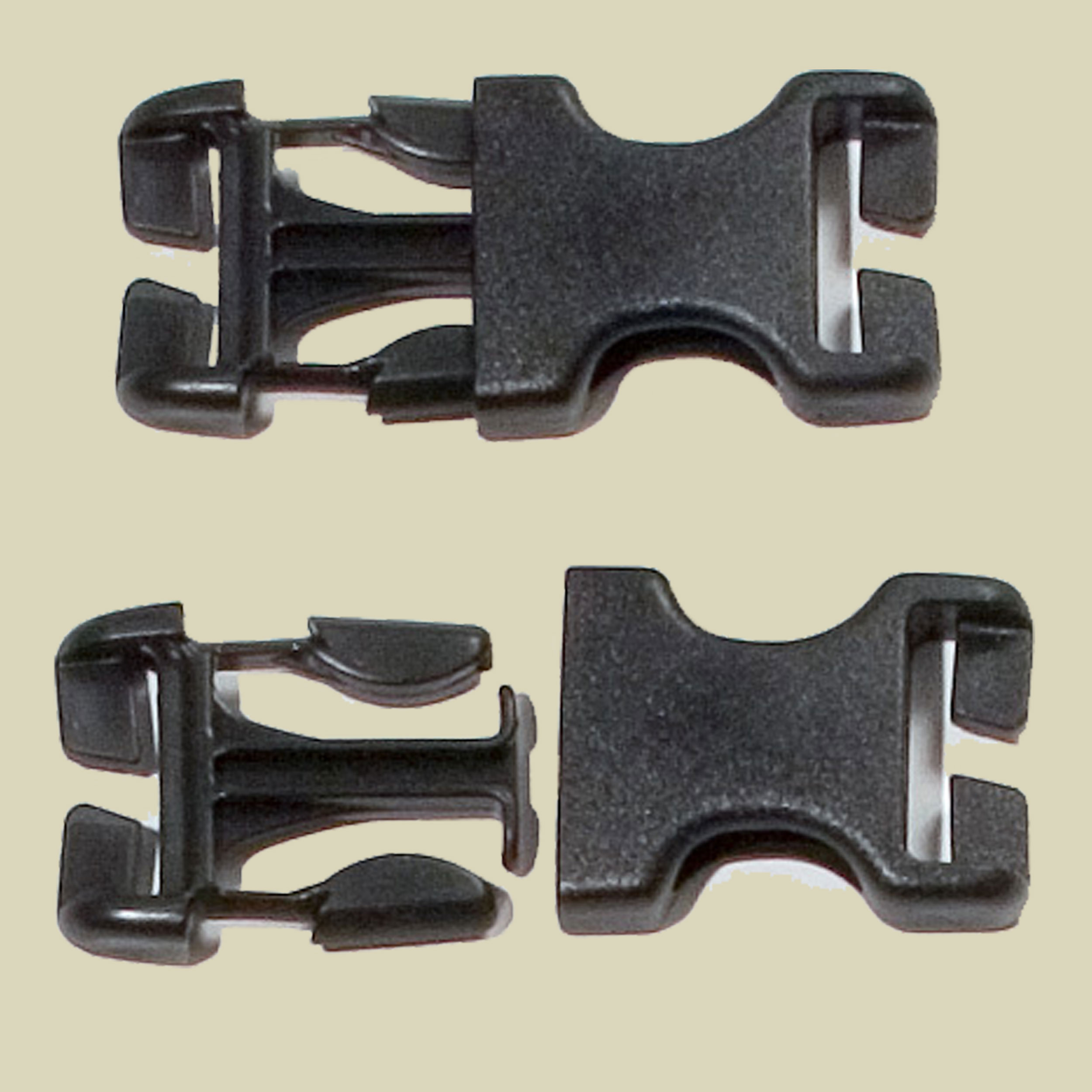 Reparatursteckverschluss Stealth 25 mm Größe 25 mm Farbe schwarz