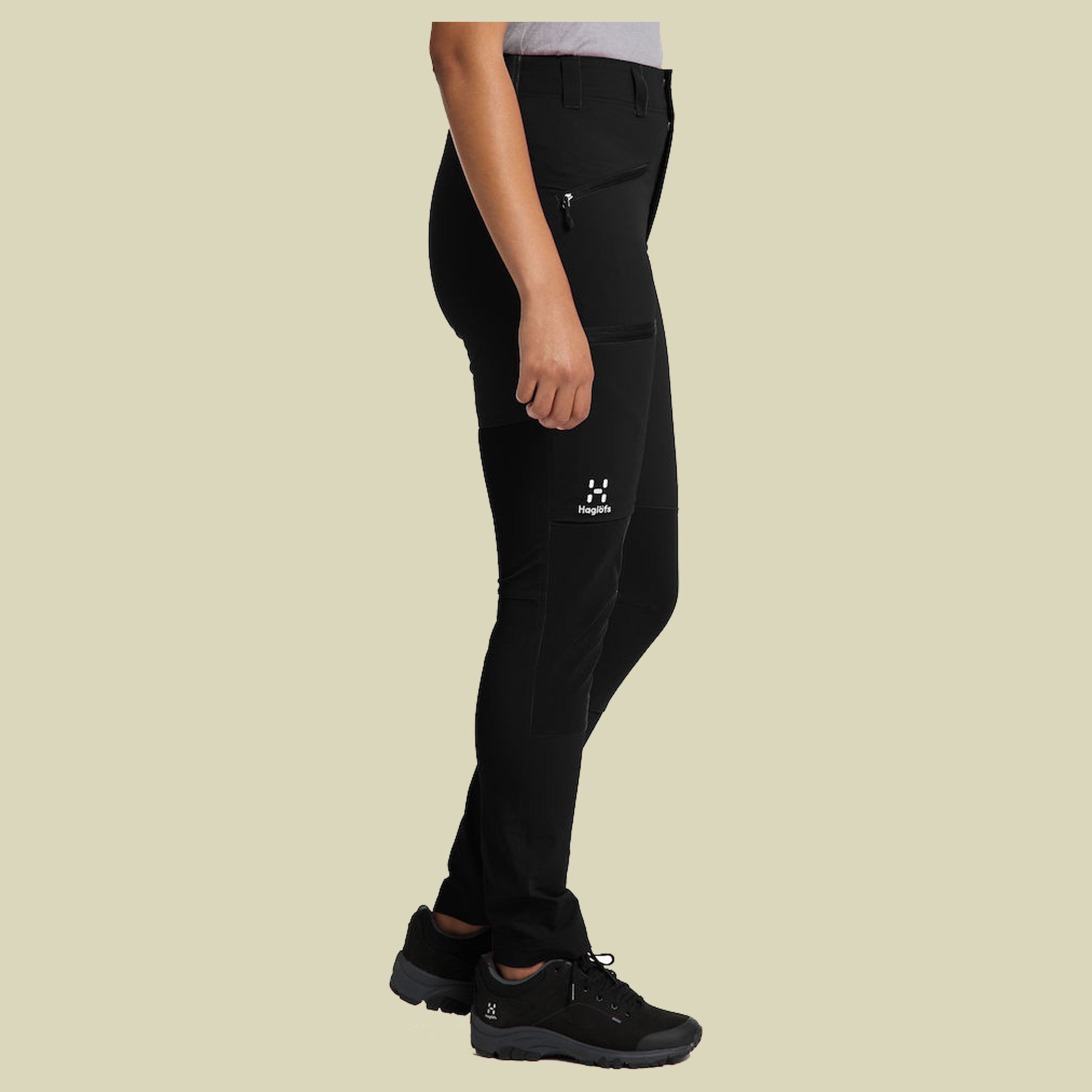 Mid Slim Pant Women Größe 44 Farbe true black