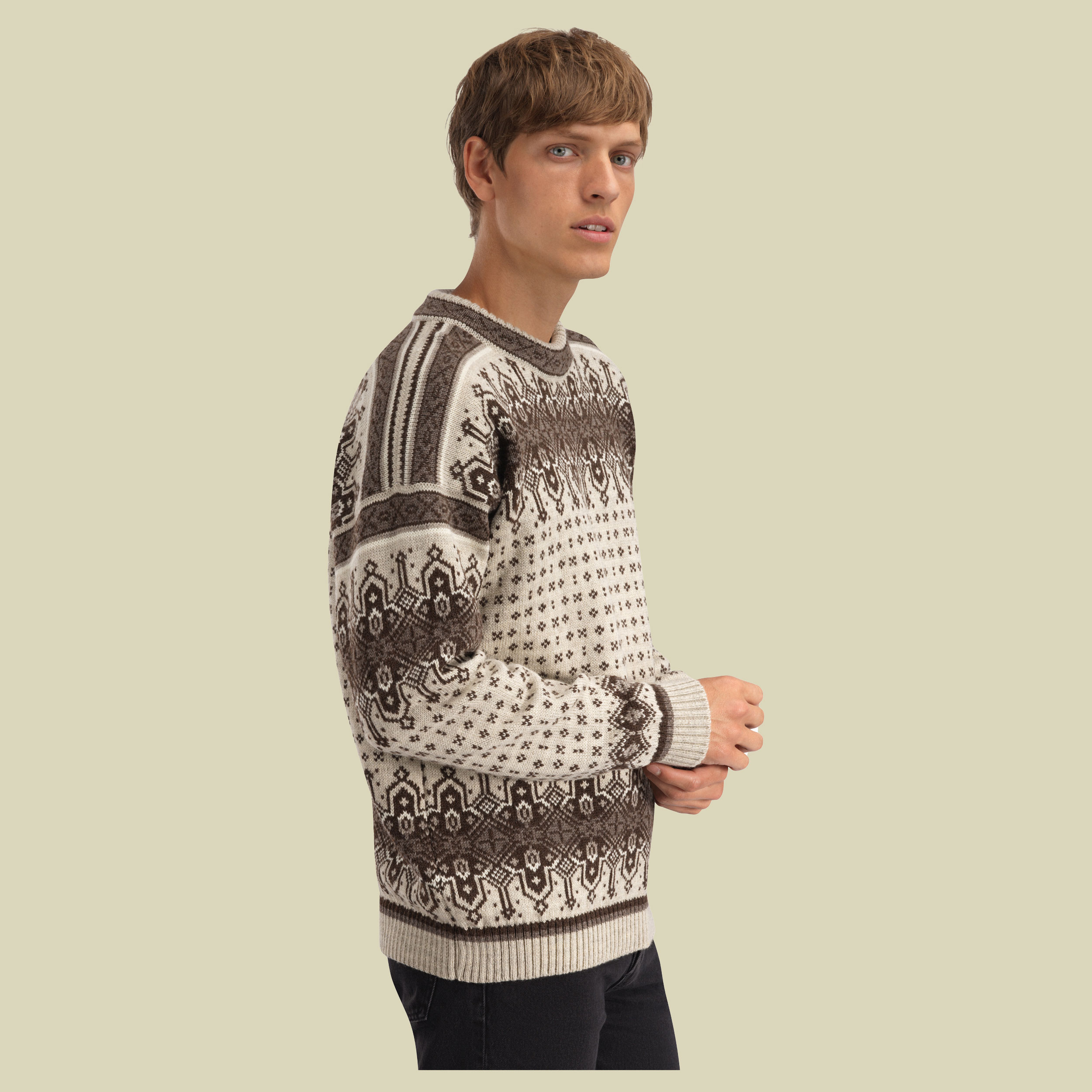 Albertville Masc. Sweater Men XL braun - birch coffee