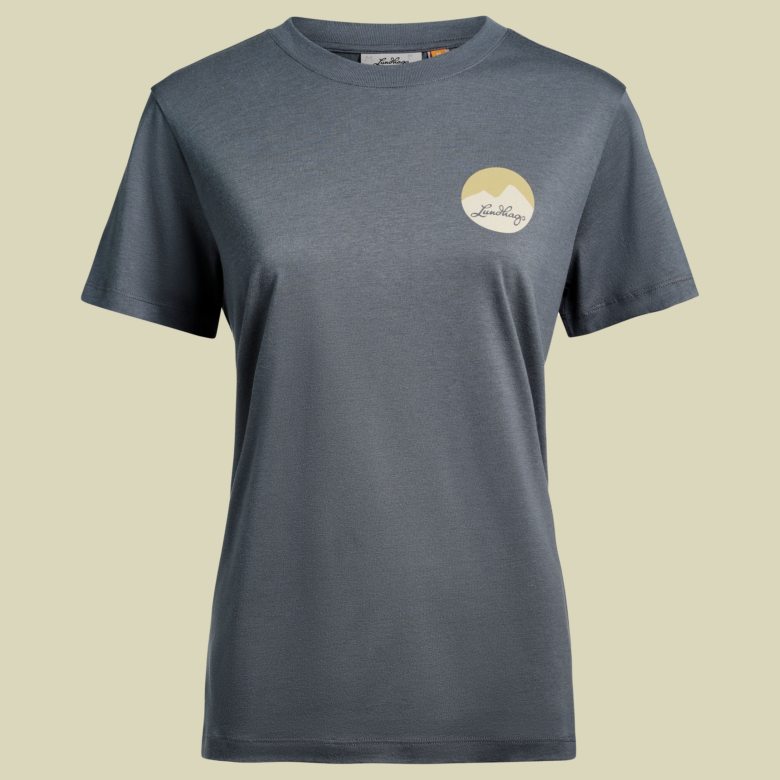 Järpen Printed T-Shirt Women M blau - dk sky blue