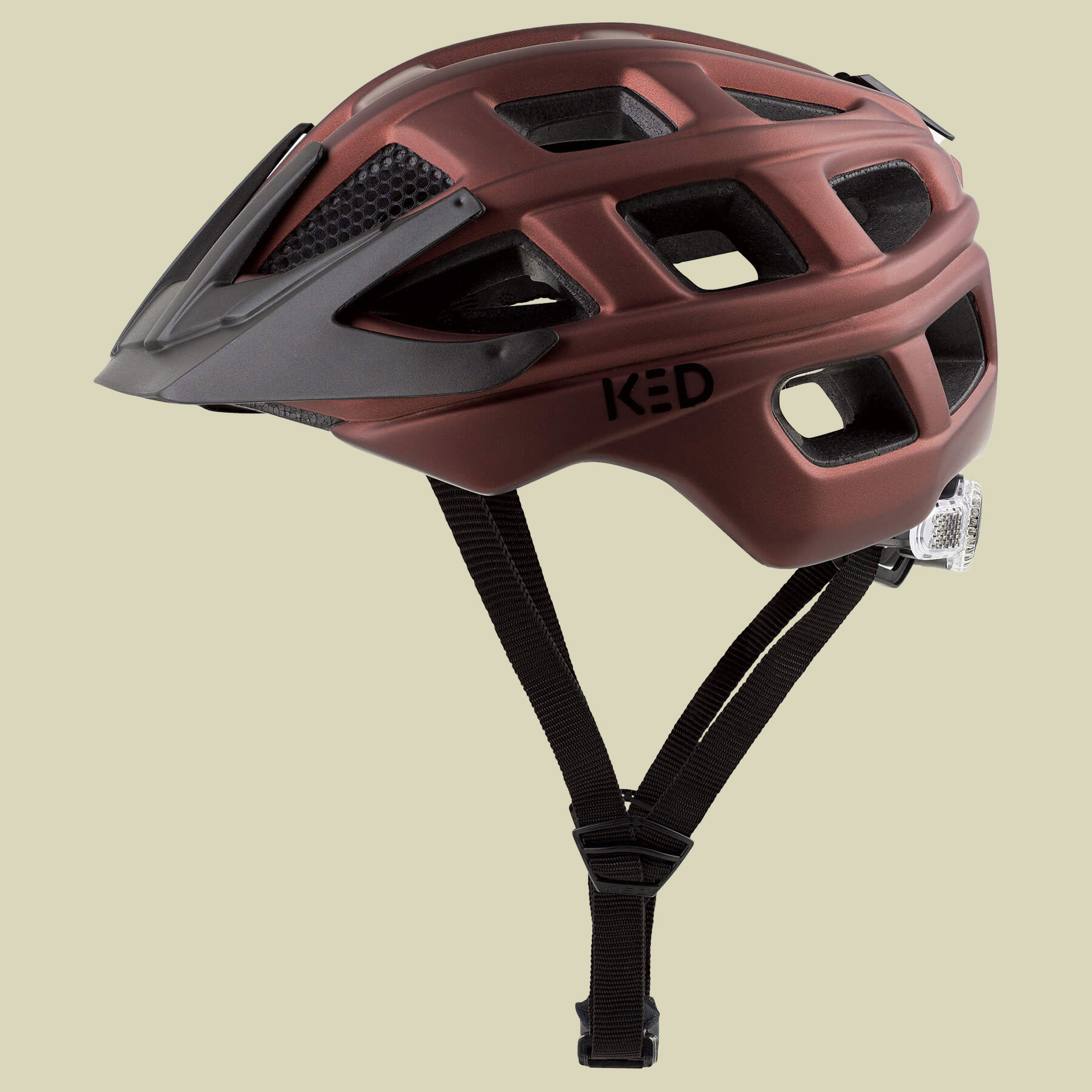 Kailu braun M 53-59 cm - Farbe maroon red matt