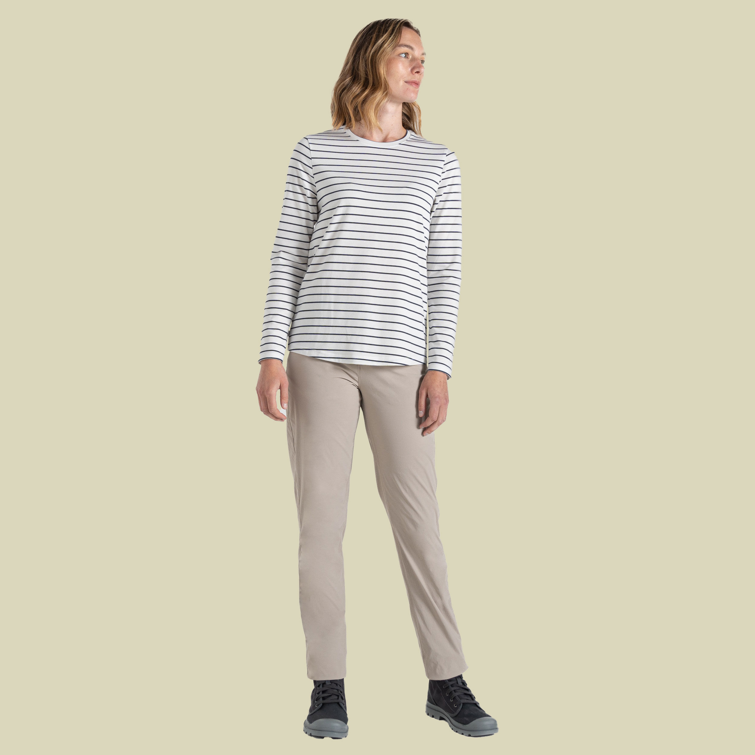 Nosilife Akona Long Sleeved Top Women 38 blau - blue navy stripe (UK 12)