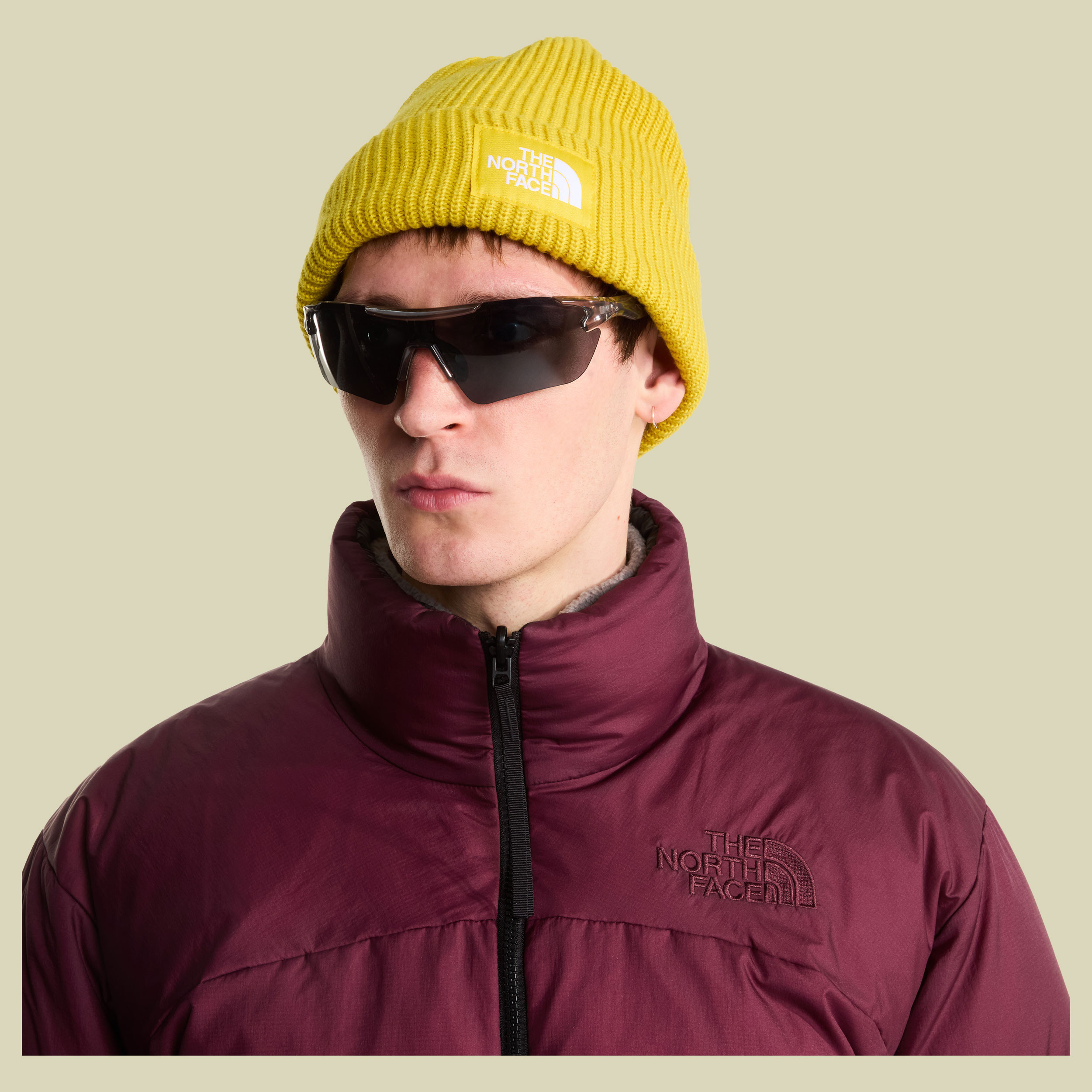 Salty Lined Beanie one size gelb - pigment yellow