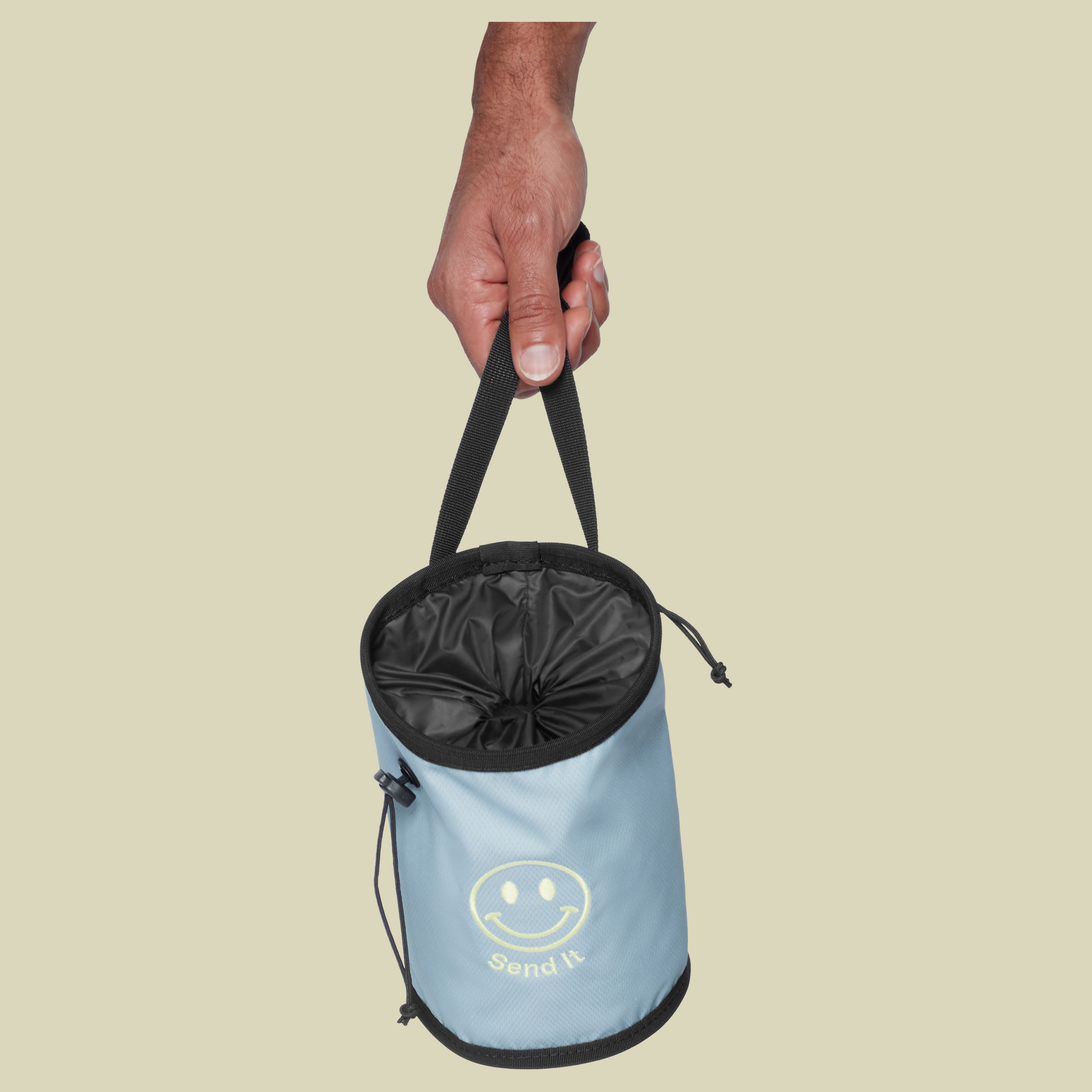 Gym Print Chalk Bag grau2 one size - Farbe nebla