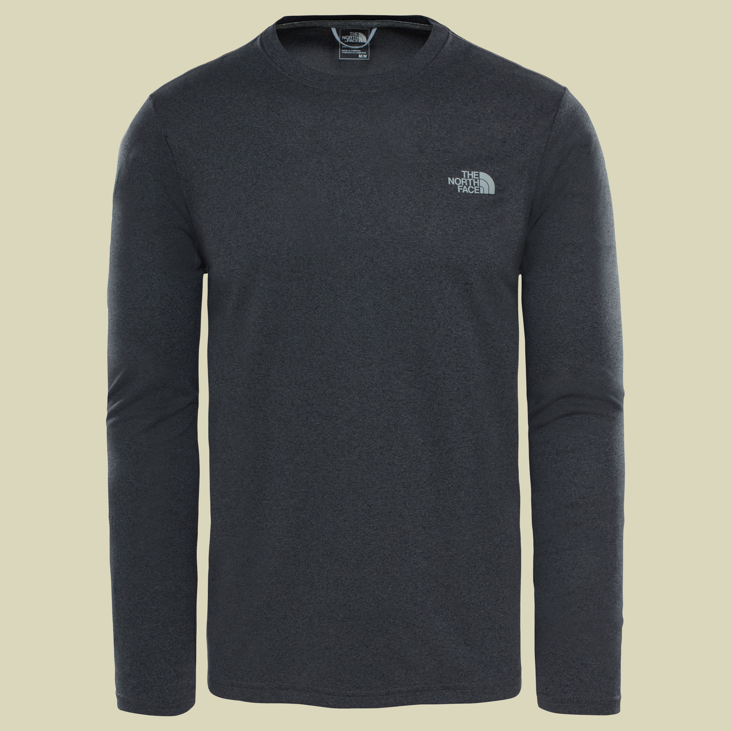 Reaxion Amp L/S Crew Men Größe M Farbe dark grey heather
