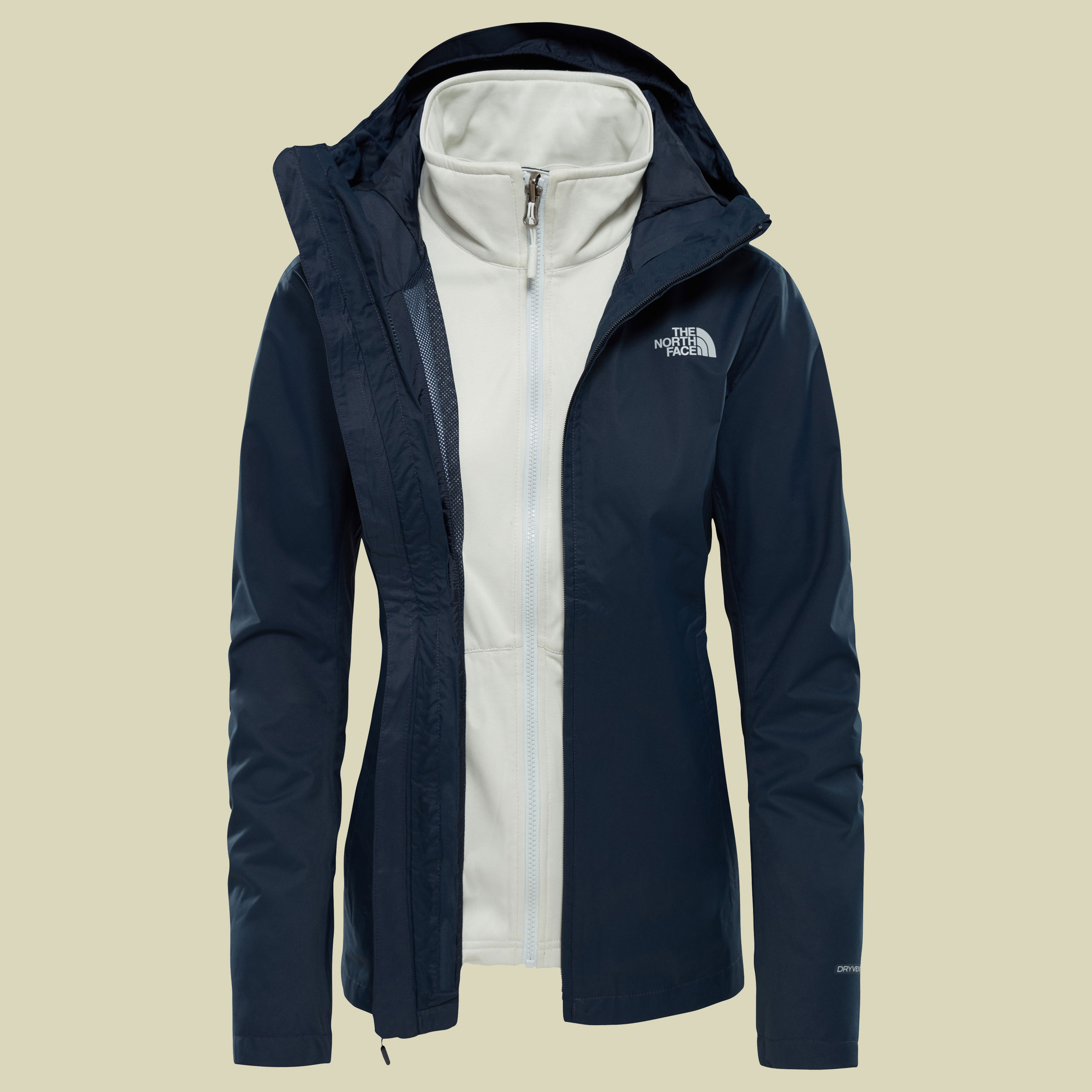 Tanken Triclimate Jacket Women Größe M Farbe urban navy/tin grey