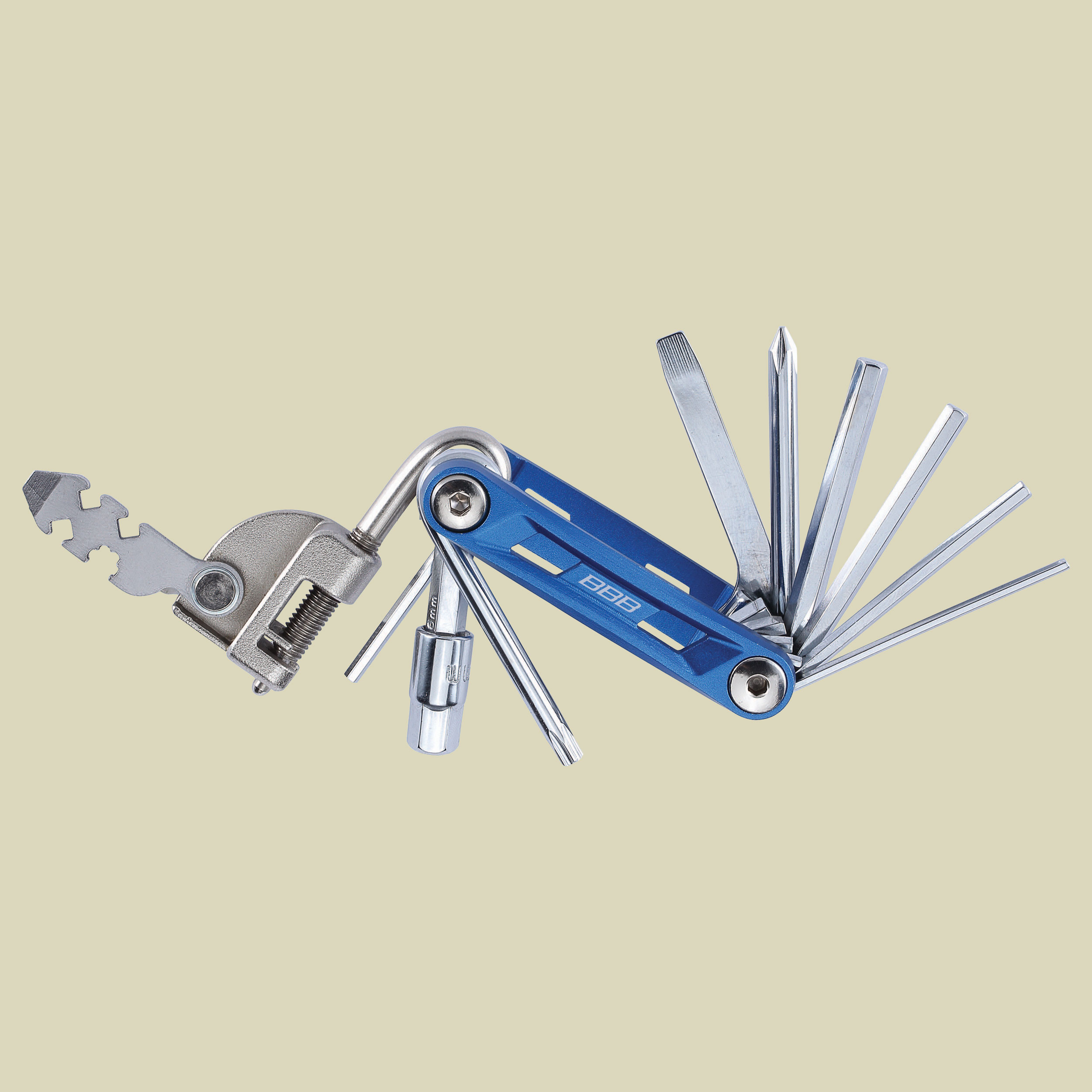 PrimeFold L BTL-48L Farbe blau/silber 16 Funktionen
