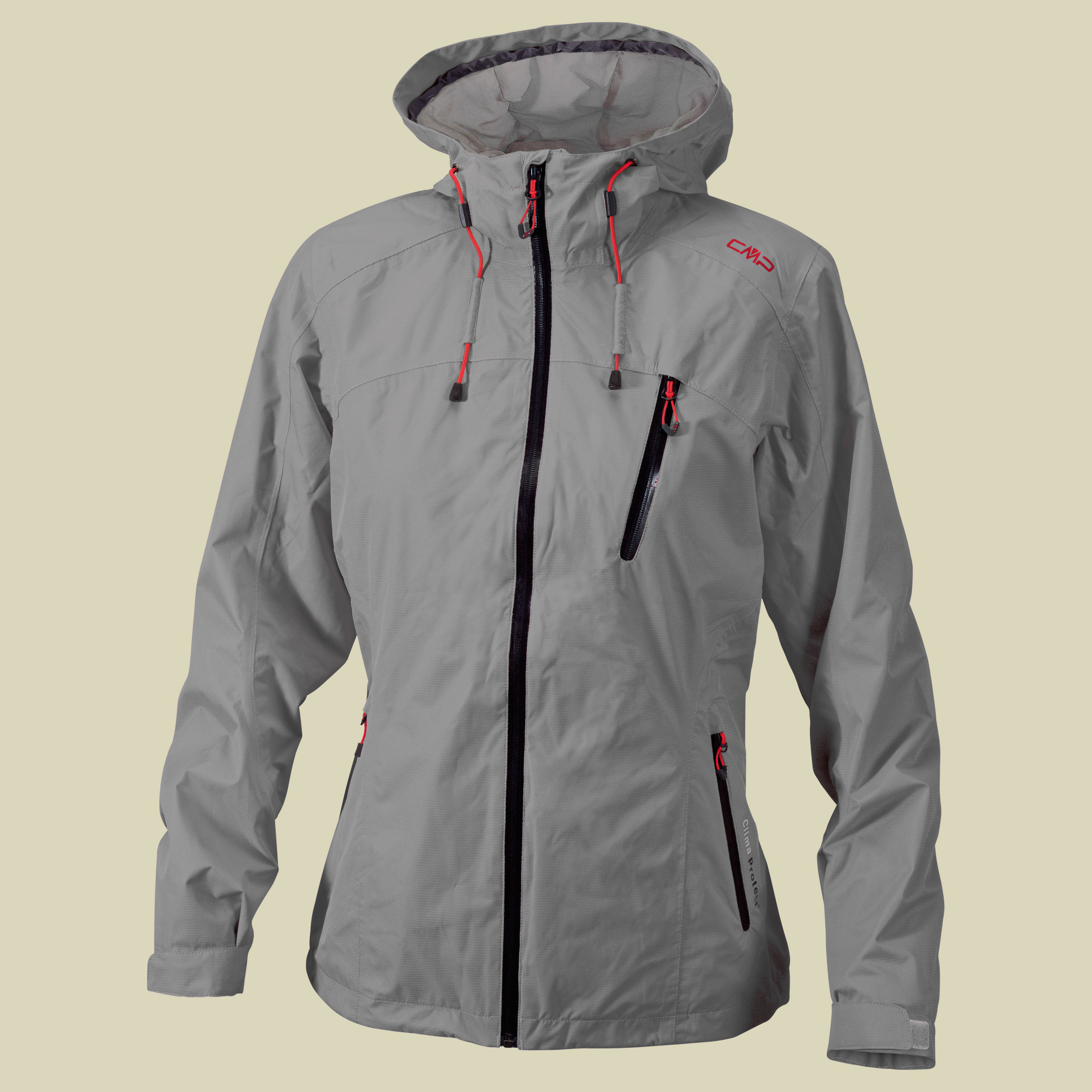 Woman Jacket Fix Hood 3Z63246 Größe 34 Farbe U418 metal/antracite-campari
