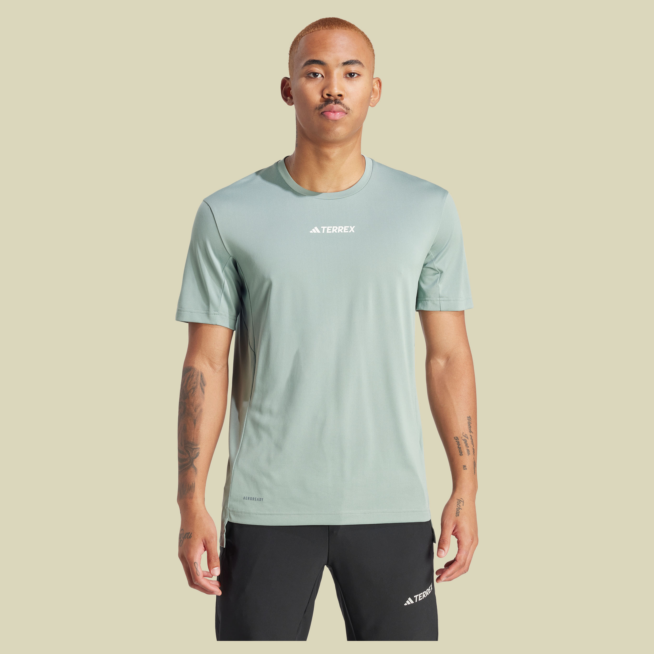 Terrex Multi T-Shirt Men grün XL - silver green