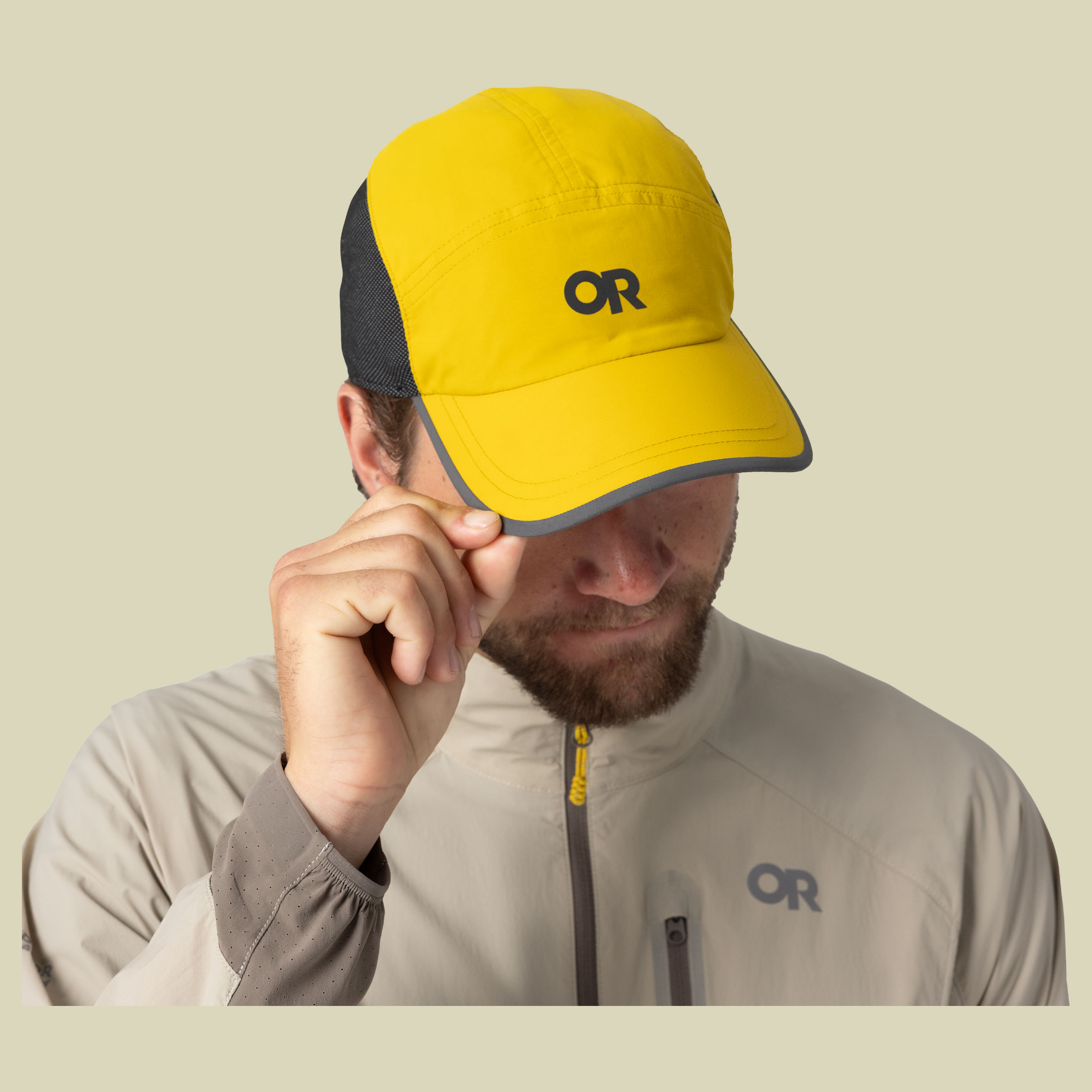 Swift Cap gelb one size - amber reflective