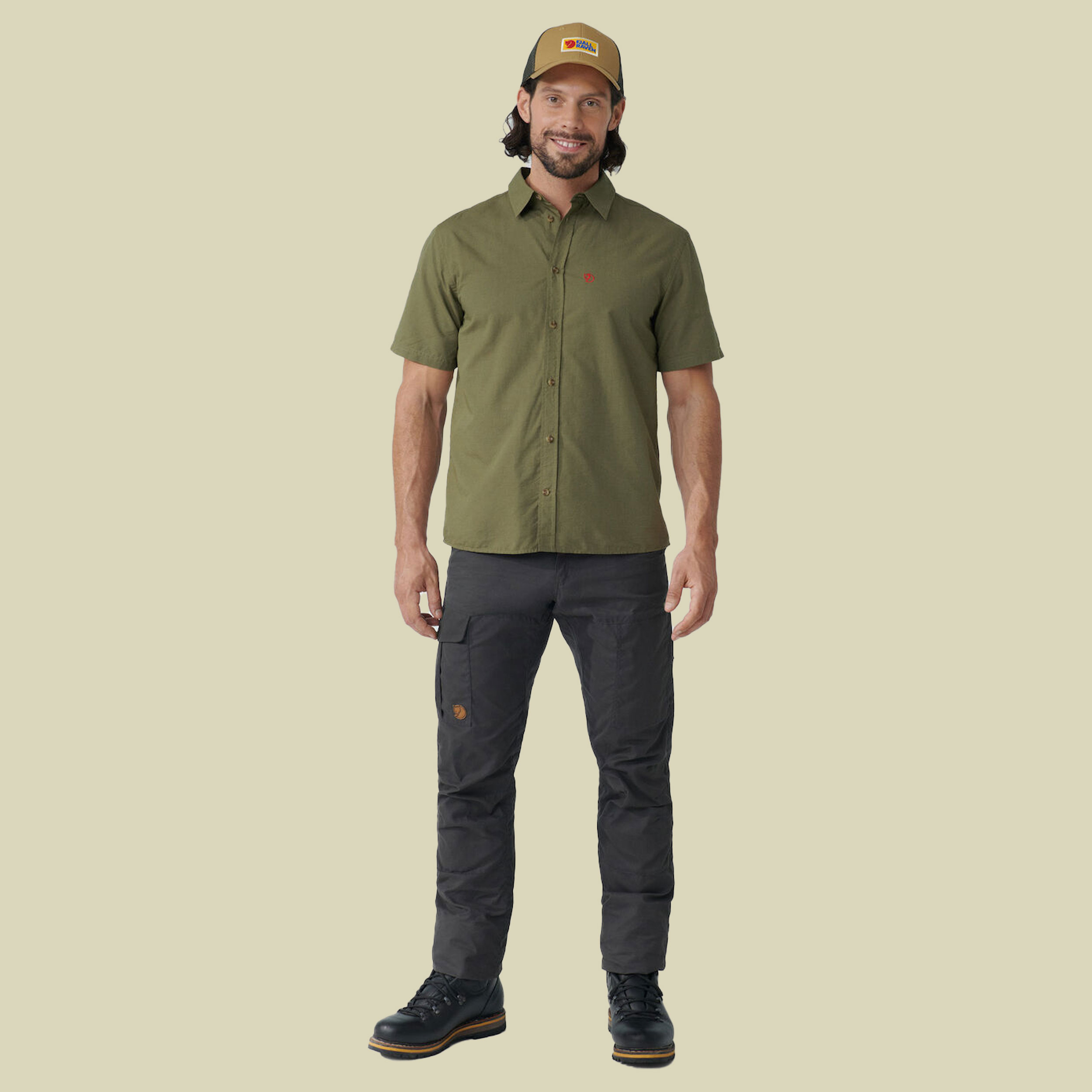 Övik Lite Shirt SS Men Größe XXL Farbe green