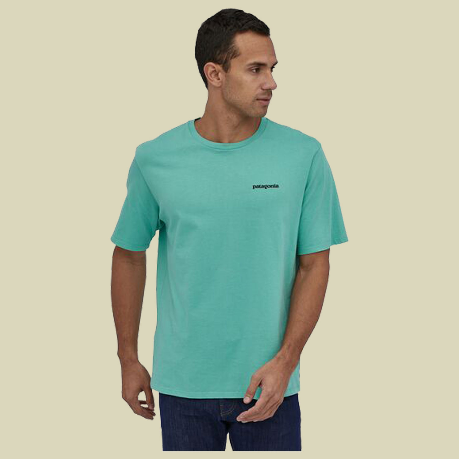 P-6 Logo Organic T-Shirt Men Größe L  Farbe light beryl green