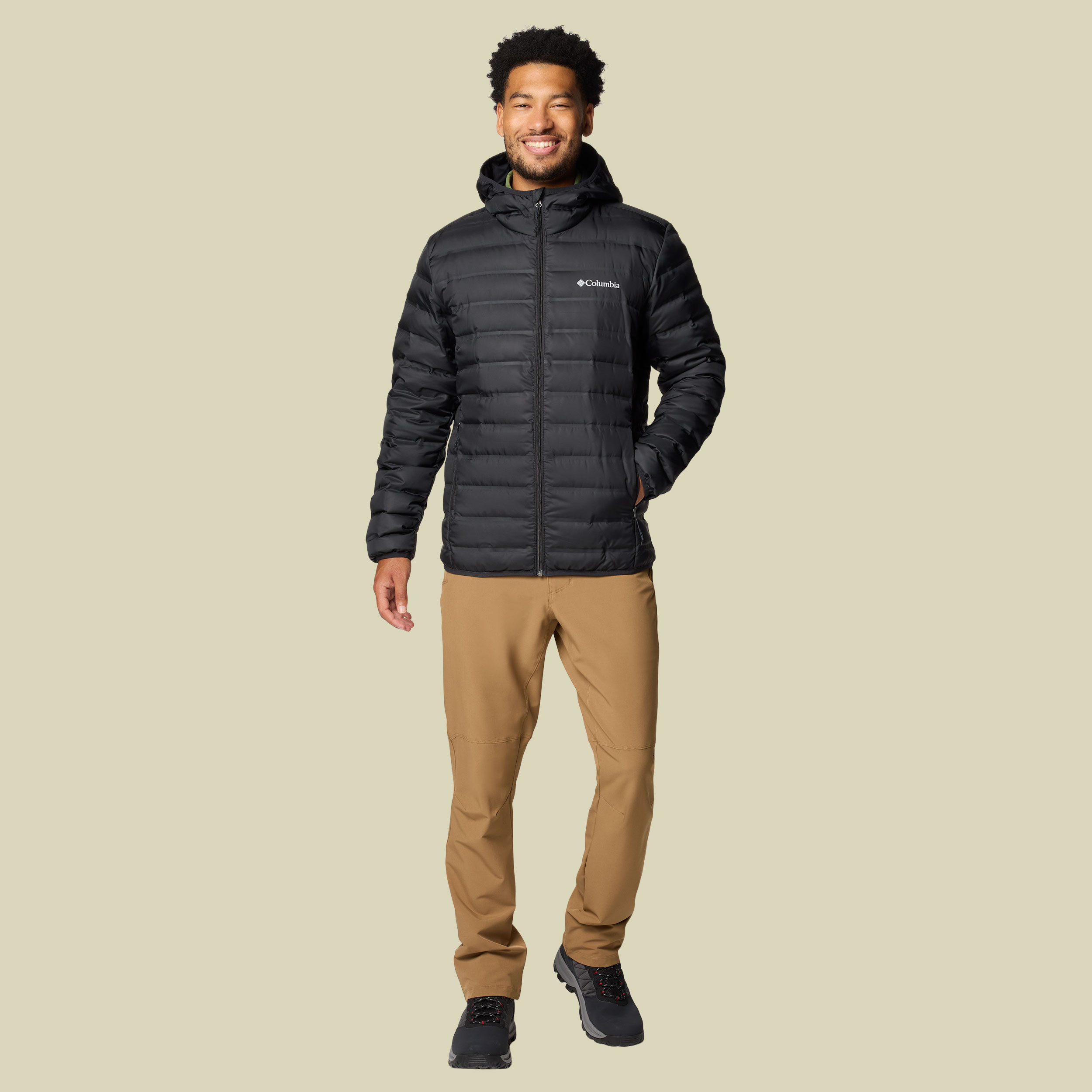Lake 22 II Down Hooded Jacket Men XXL schwarz - black